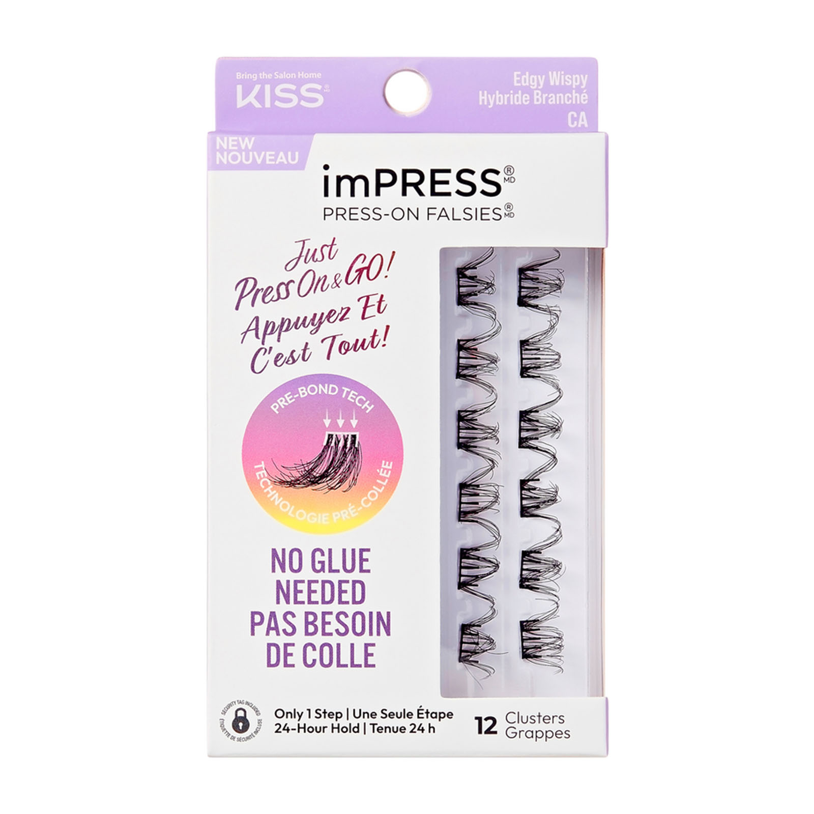 Just Press On & Go! CIGLIA 12 pz S09C