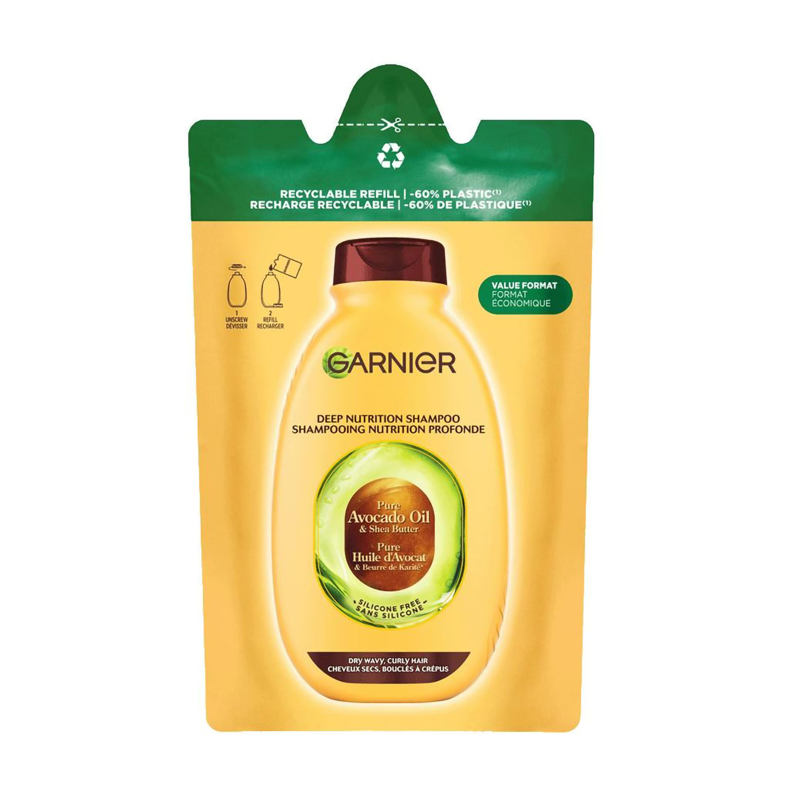 Ultra Dolce Shampoo Avocado Oil & Shea Butter - Ricarica 250 ml