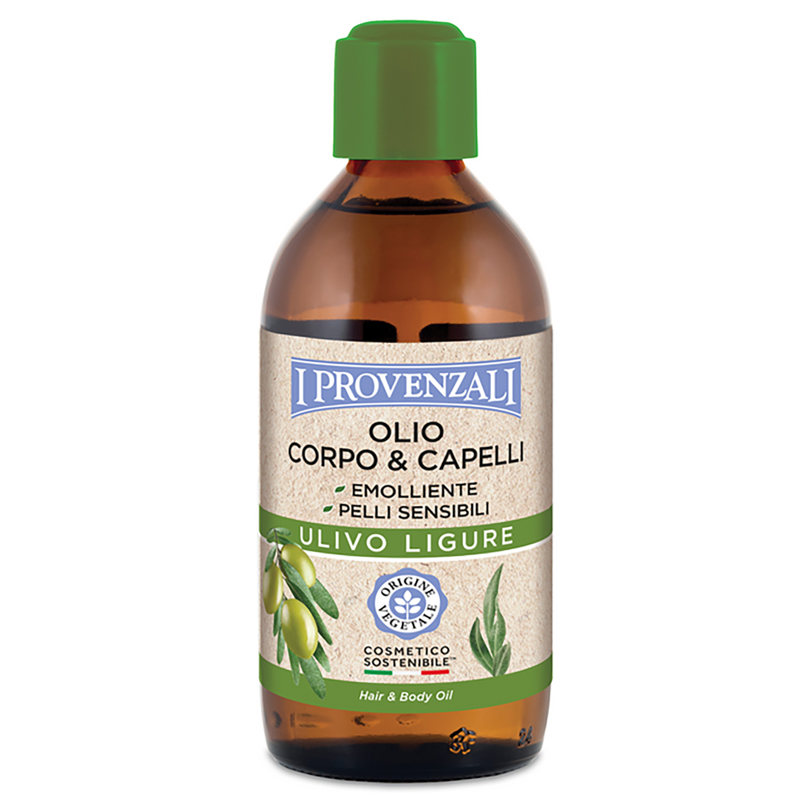 Olio Corpo & Capelli Ulivo Ligure Emolliente Pelli Sensibili 200 ml