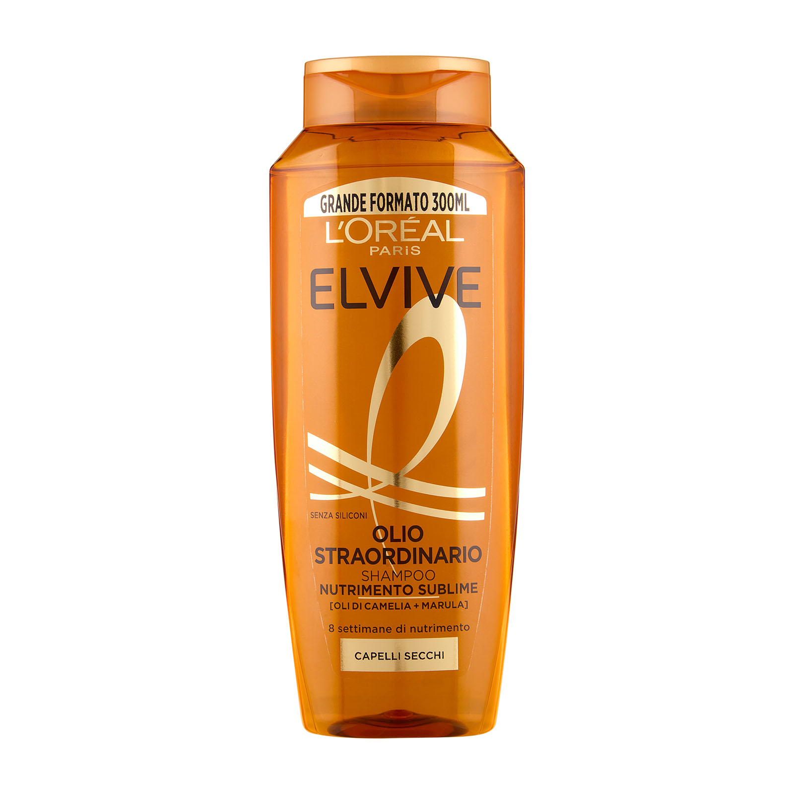 Elvive Olio Straordinario Shampoo Nutrimento Sublime, Per Capelli Secchi 300 ml