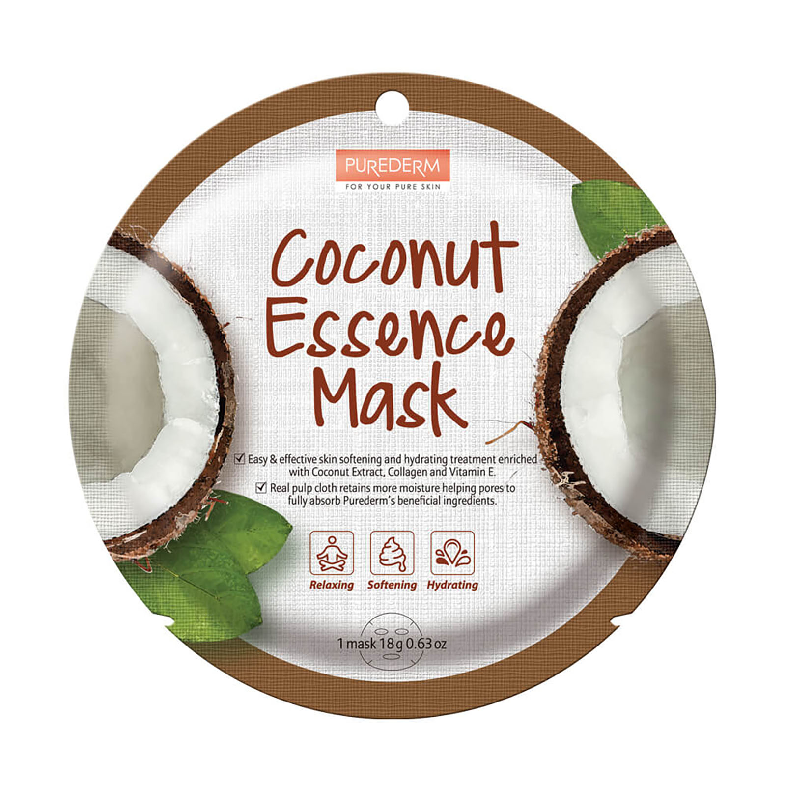 Coconut Essence Mask - Maschera In Tessuto Al Cocco