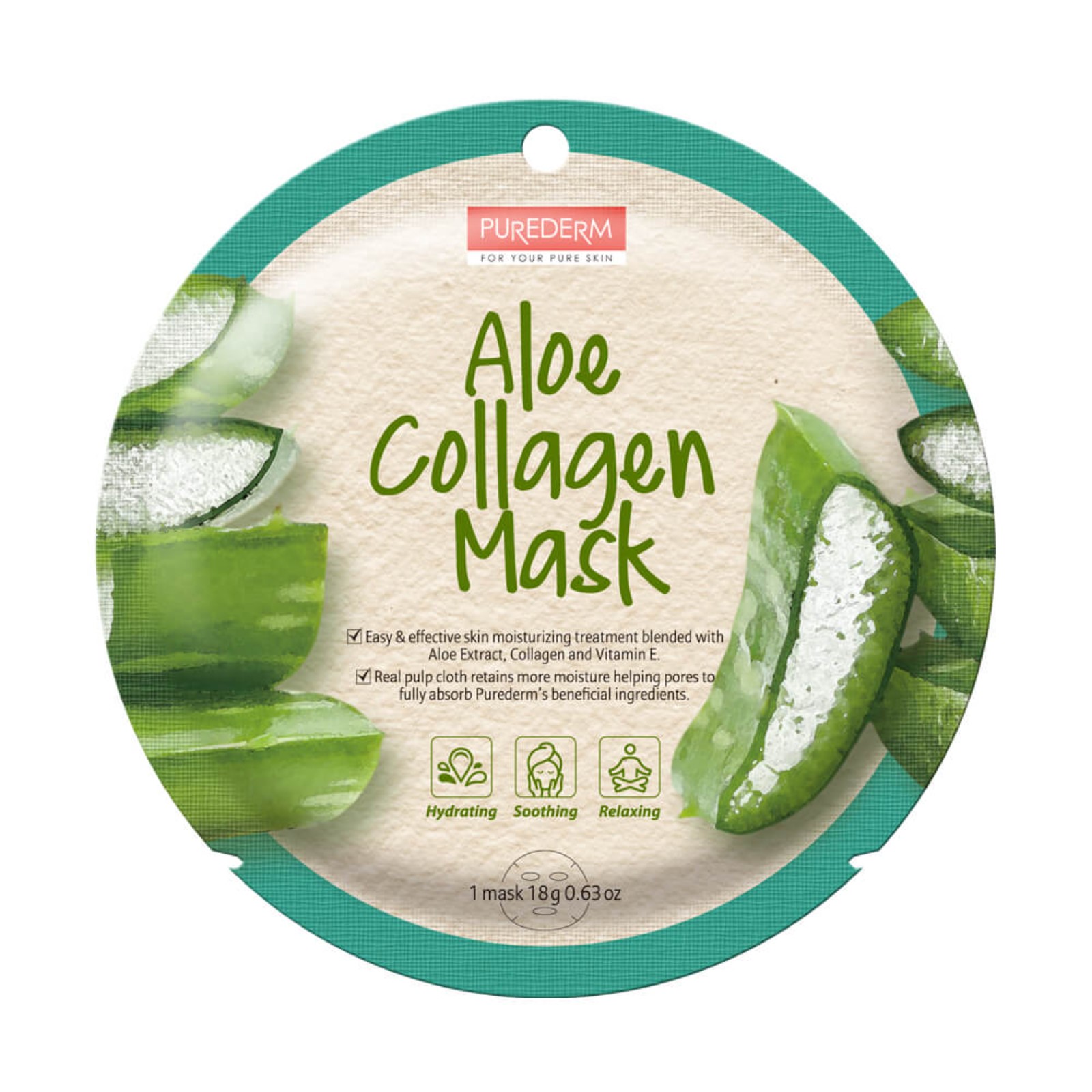 Aloe Collagen Mask - Maschera In Tessuto Aloe