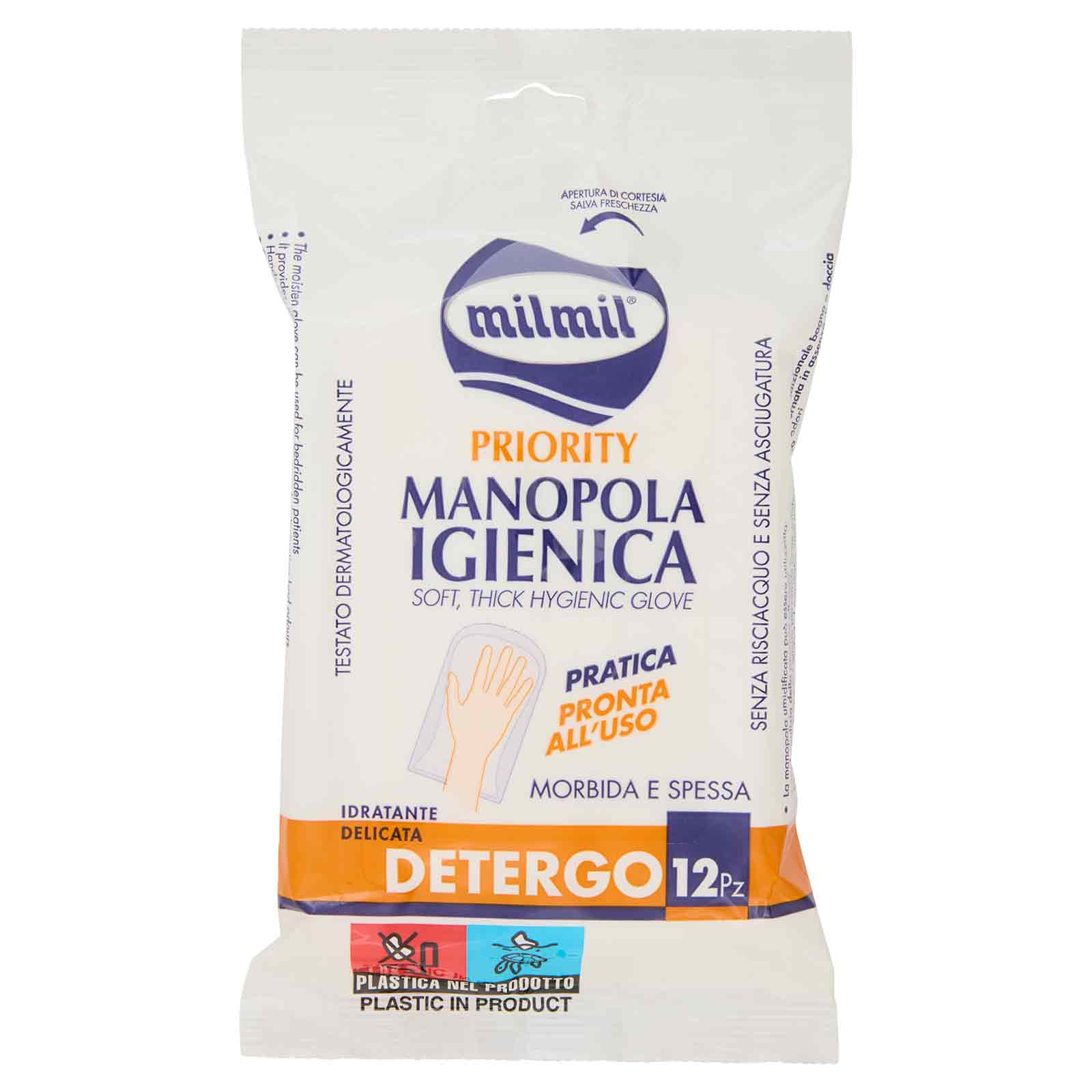 Priority Manopola Igienica Detergo 12 Pz