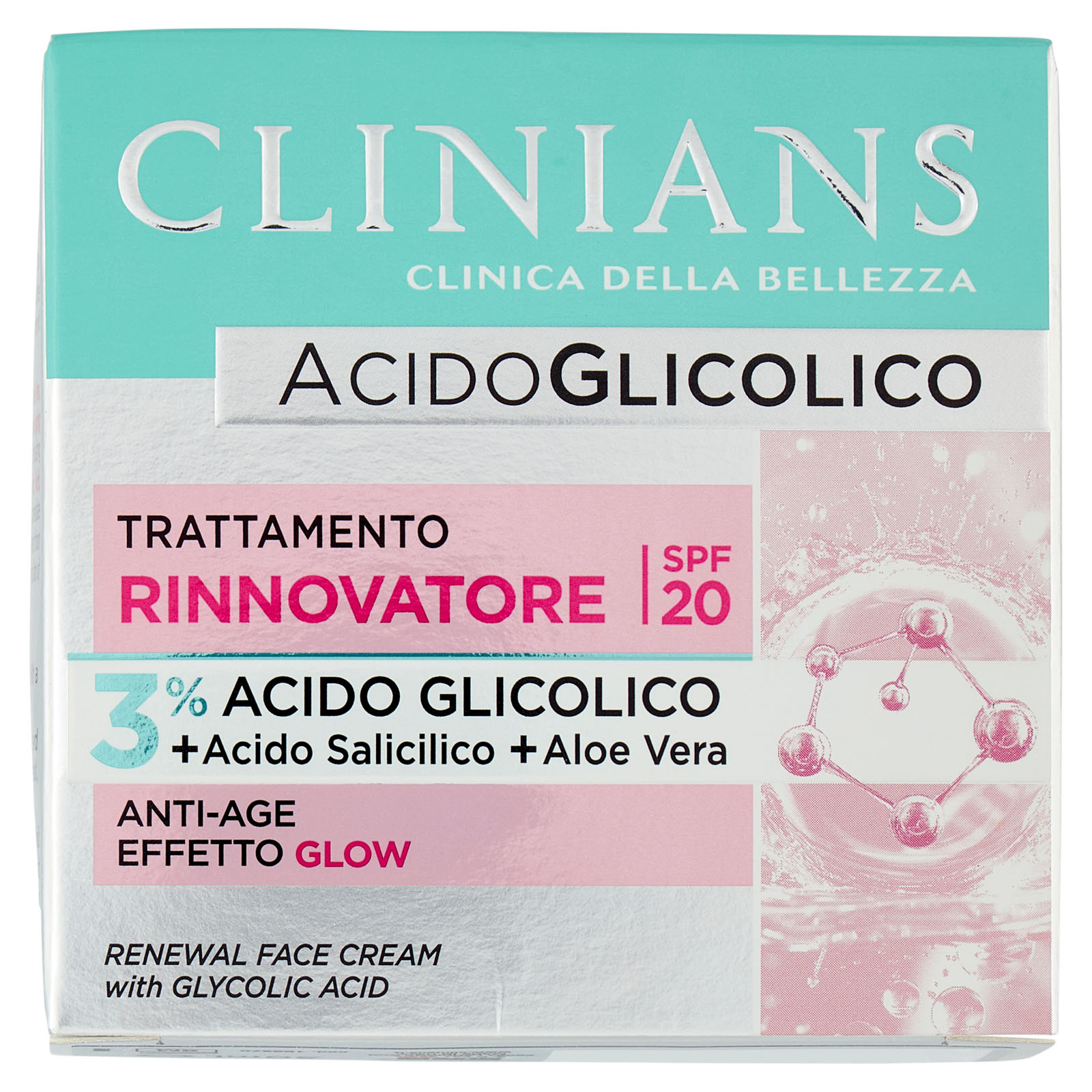 Acidoglicolico Trattamento Rinnovatore Spf 20 - Crema Viso Anti-età 50 ml