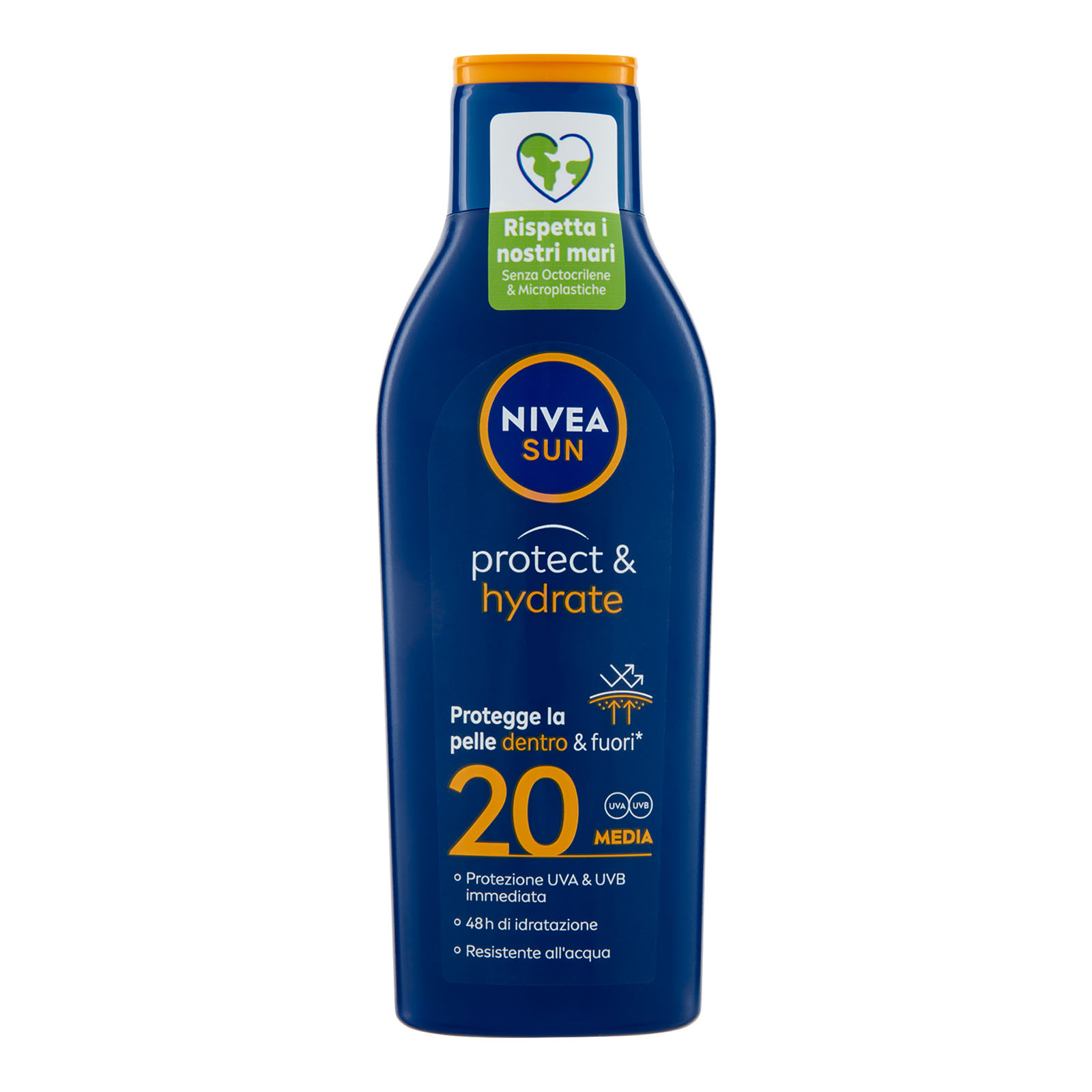 Nivea Sun Protect & Hydrate - Latte Solare Idratante Spf 20 200 ml