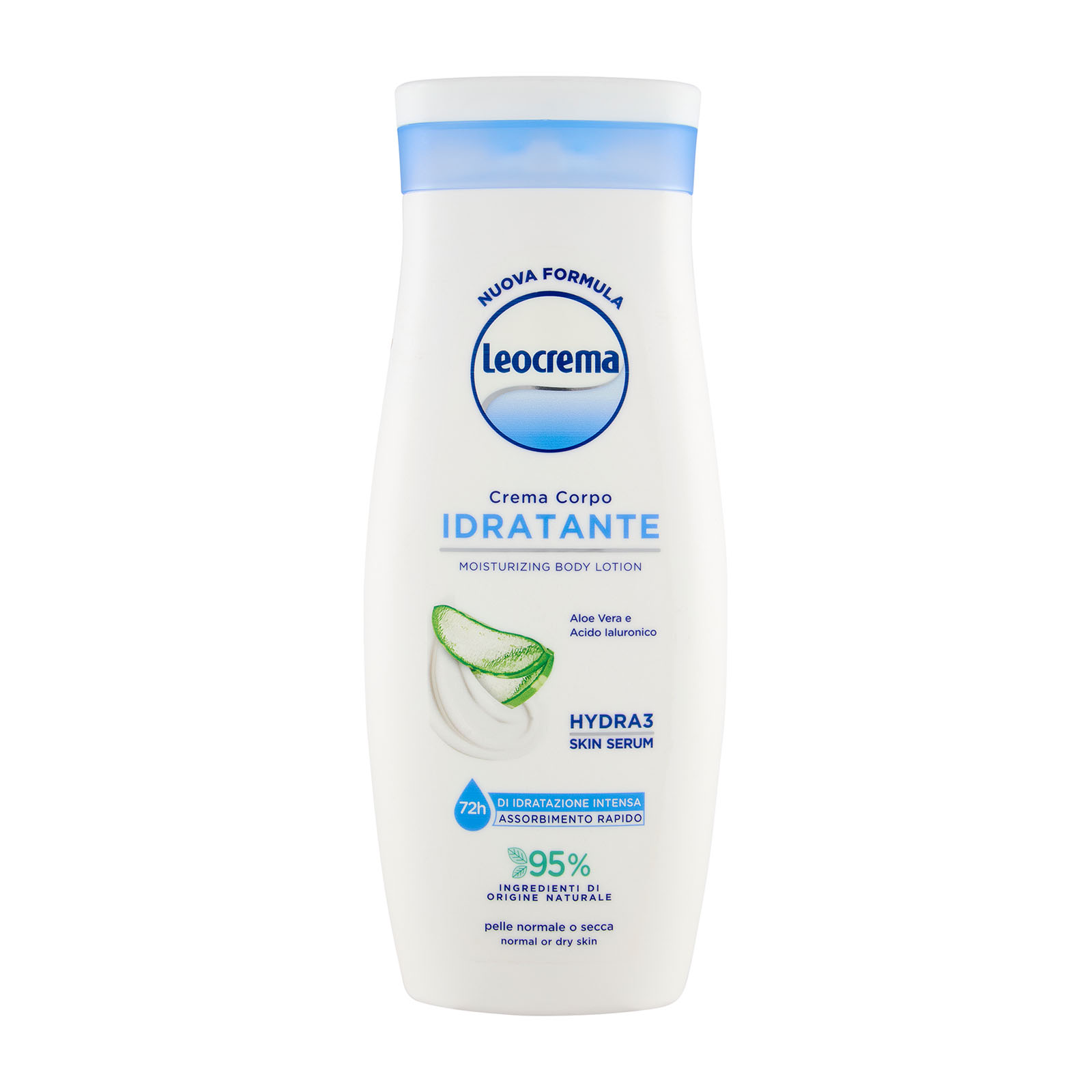 Crema Corpo Idratante Aloe Vera E Acido Ialuronico Hydra 3 Skin Serum 250 ml