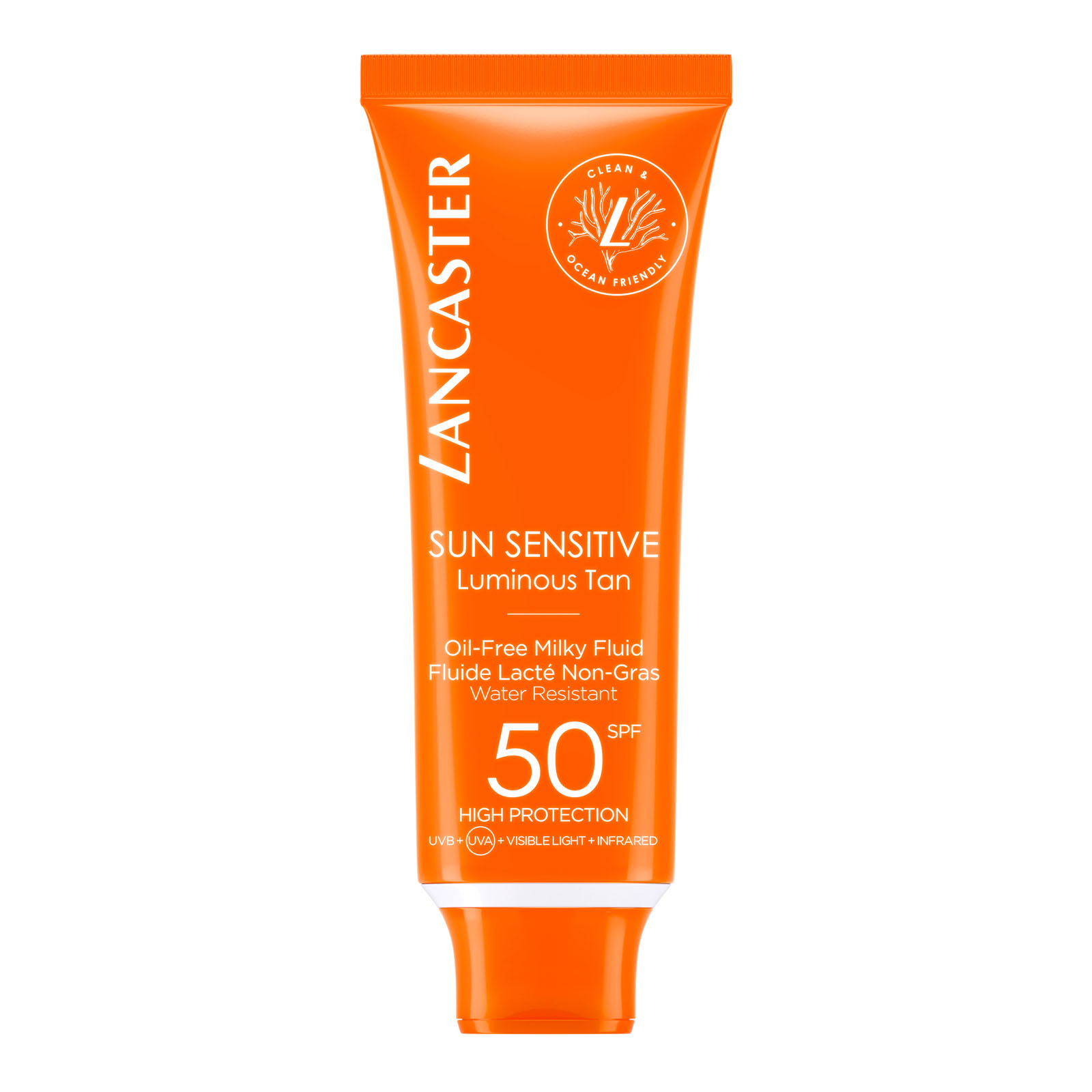 Sun Sensitive Oil-free Milky Fluid Lozione Abbronzante Per Il Viso Spf 50 50 ml