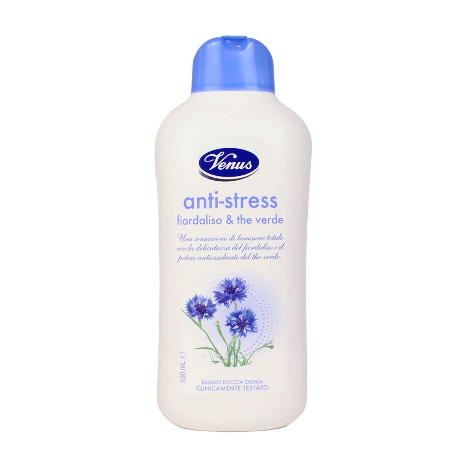 Bagnoschiuma Venus Fiordaliso E The' Verde 650 ml