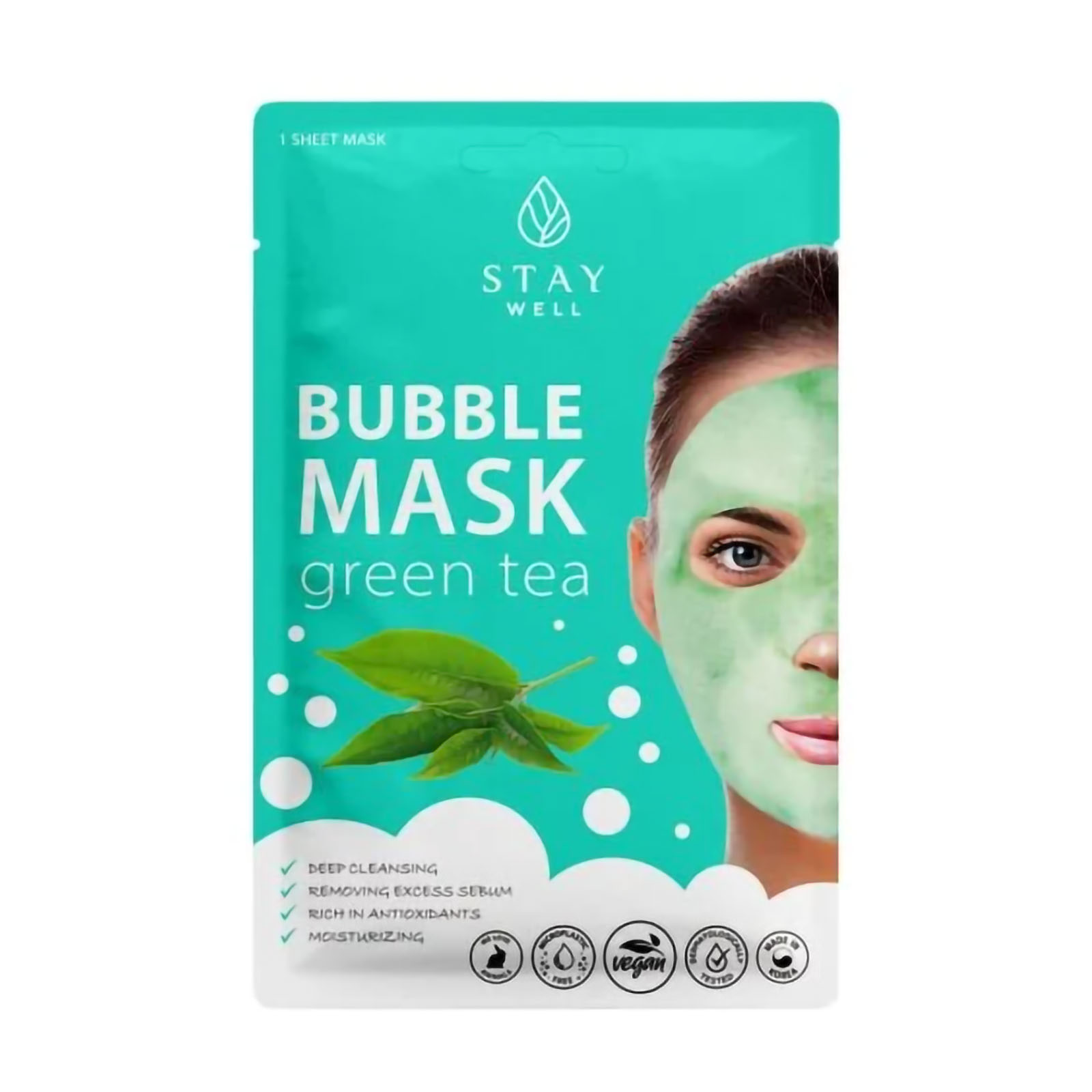 Deep Cleansing Bubble Mask - Green Tea