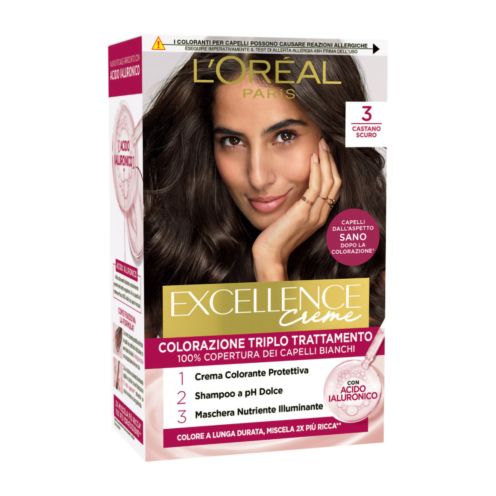 Excellence Colorazione Triplo Trattamento Castano Scuro (3)