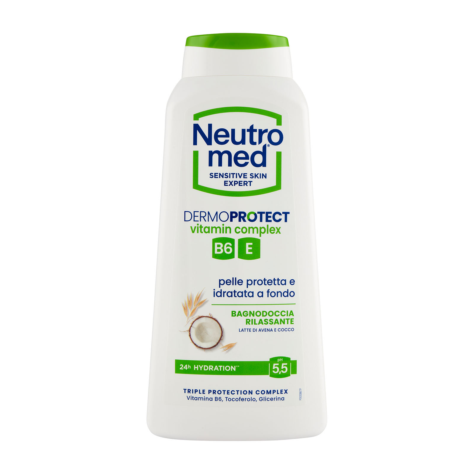 Dermoprotect Vitamin Complex Rilassante - Bagnodoccia Latte Avena E Cocco 600 ml