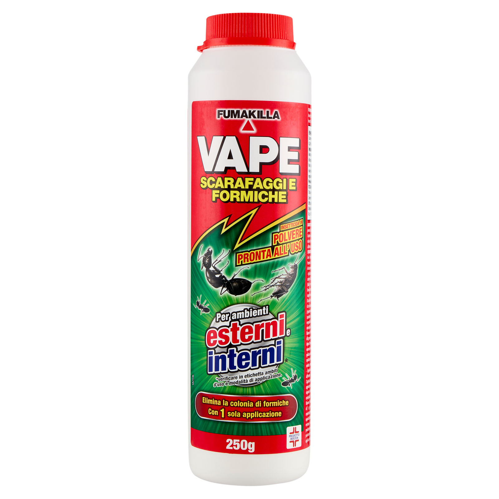 Vape Scarafaggi E Formiche Insetticida In Polvere Pronta All'uso 250 gr
