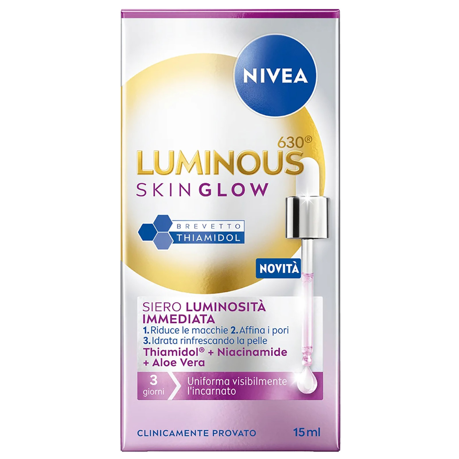 Siero Luminosità Immediata Luminous630 Skinglow 15 ml