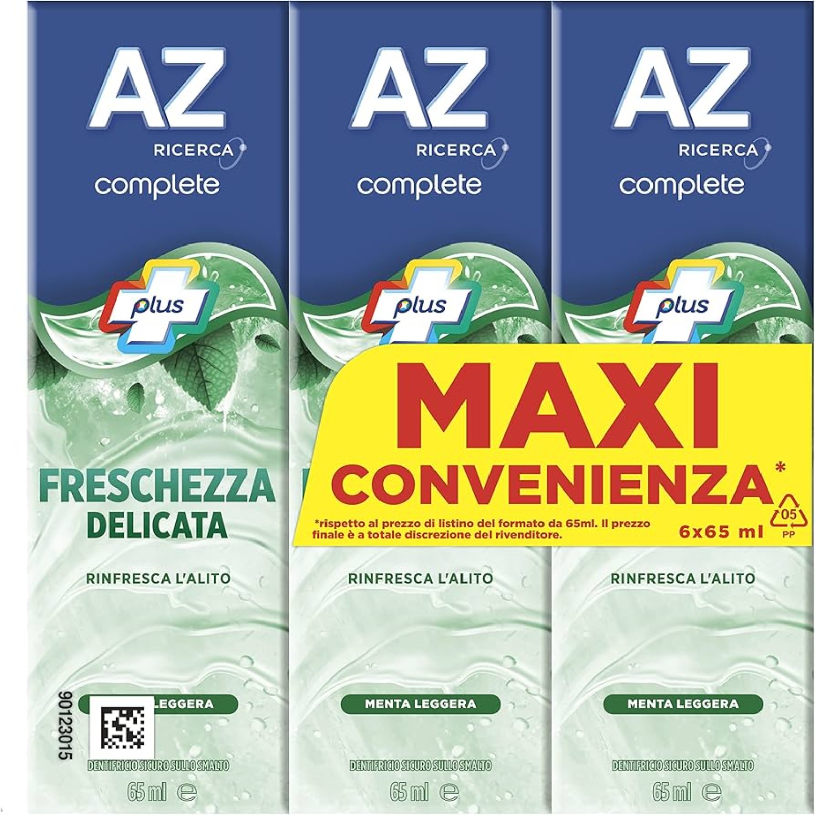 Dentifricio 3d White Con Carbone 3 X 65 Ml
