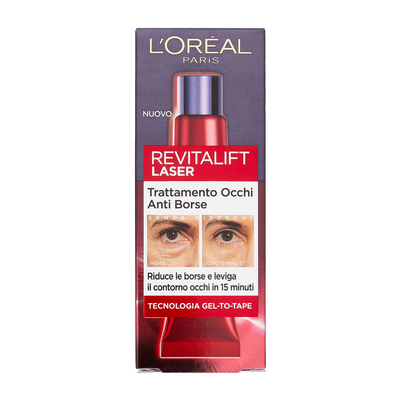 Revitalift Laser Trattamento Occhi Anti-borse Tecnologia Gel-to-tape 15 ml