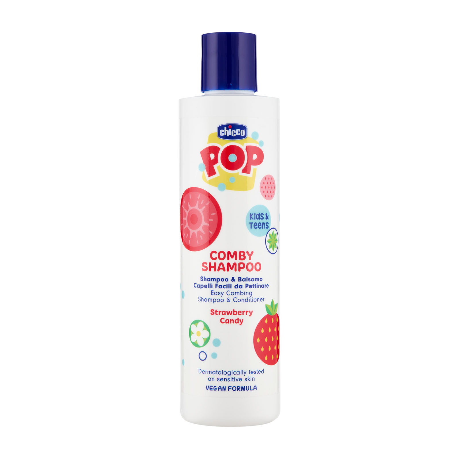 Pop Comby Shampoo & Balsamo Capelli Facili Da Pettinare Strawberry Candy 250 ml