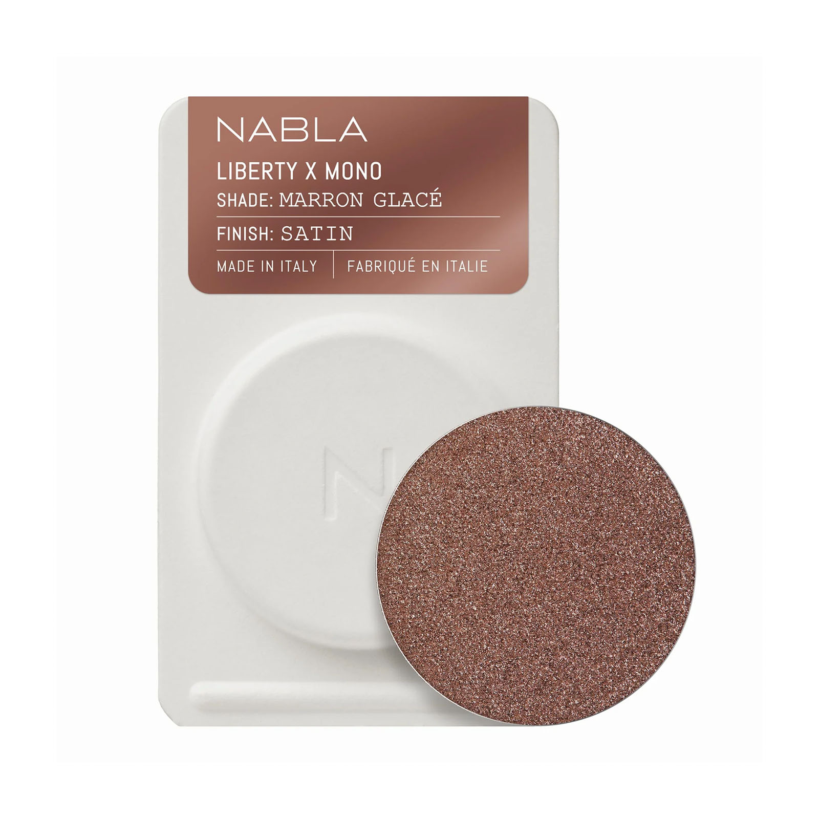 Liberty X Mono Marron glacé - satin