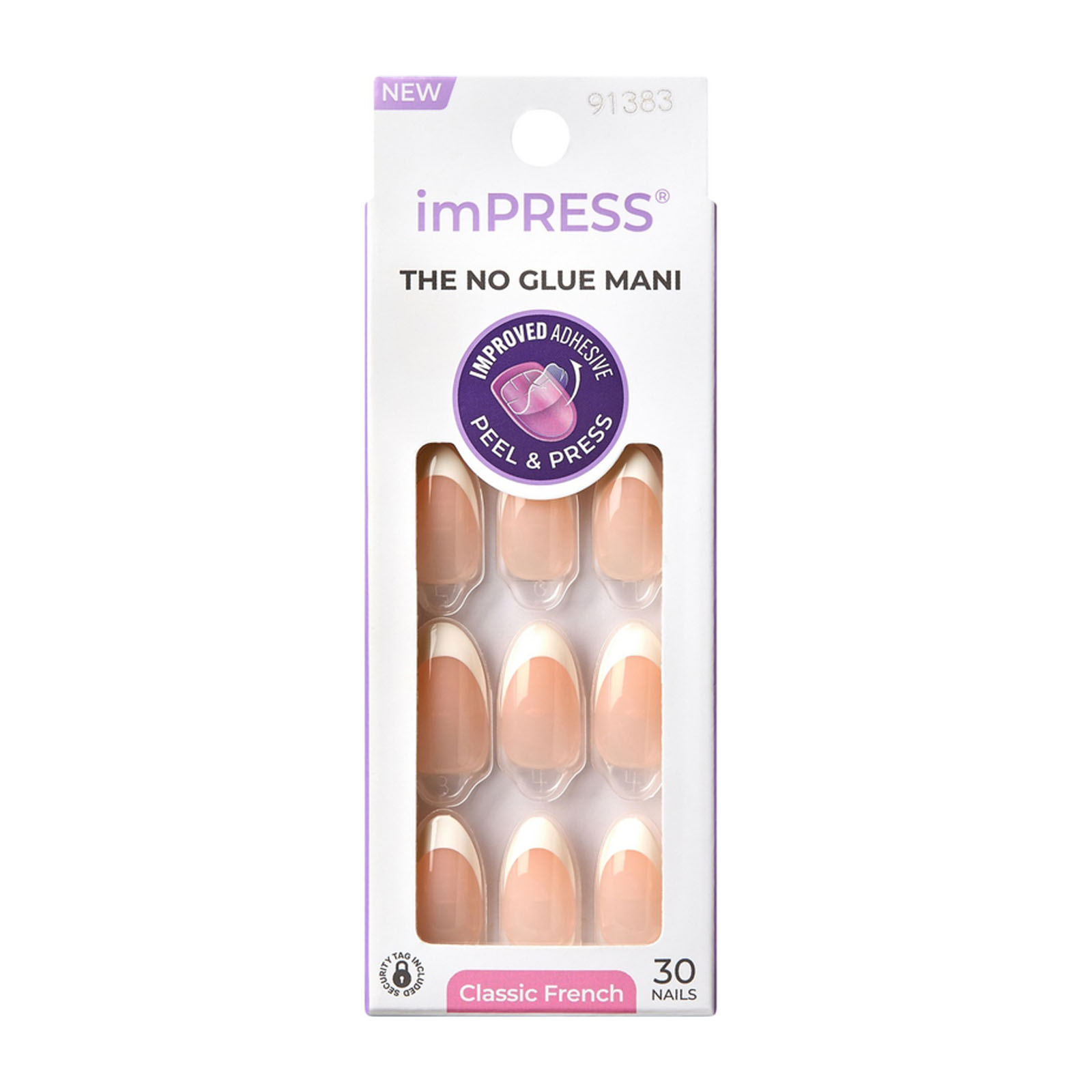 Impress Classic Frenche Everlasting 30 Nails Adhesive