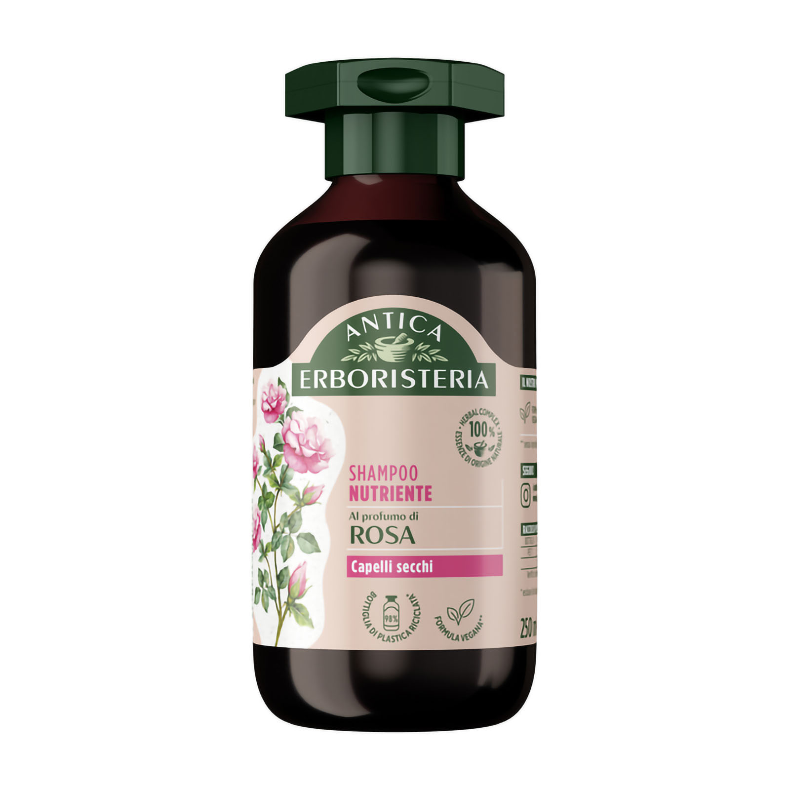 Shampoo Nutriente Profumo Di Rosa Capelli Secchi 250 ml