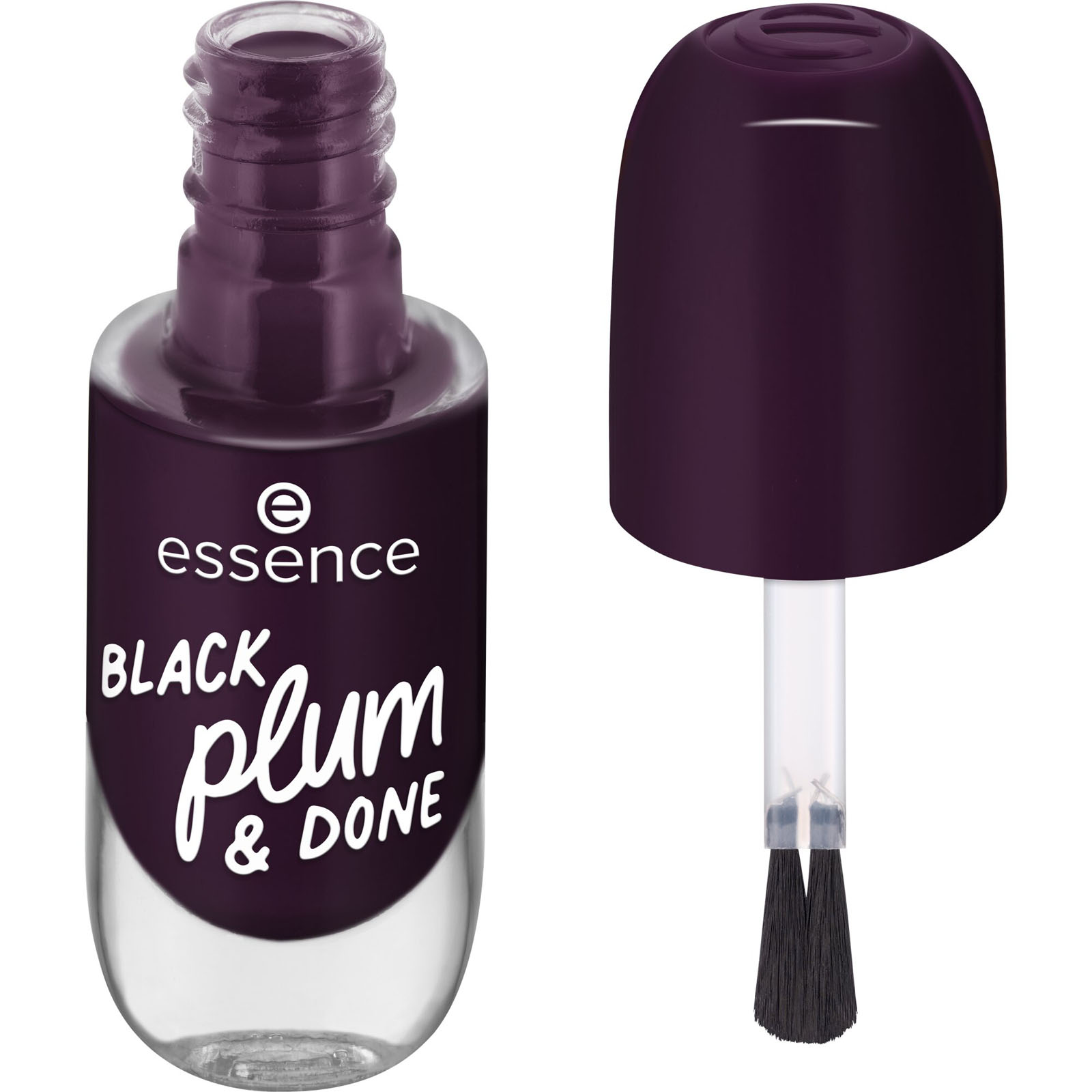 Smalto unghie gel 084 - black plum & done