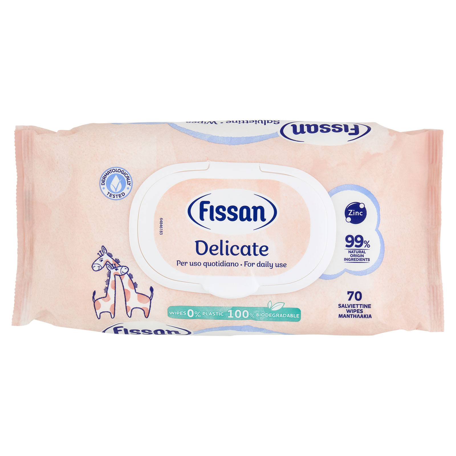 Salviettine Delicate 70 Pz