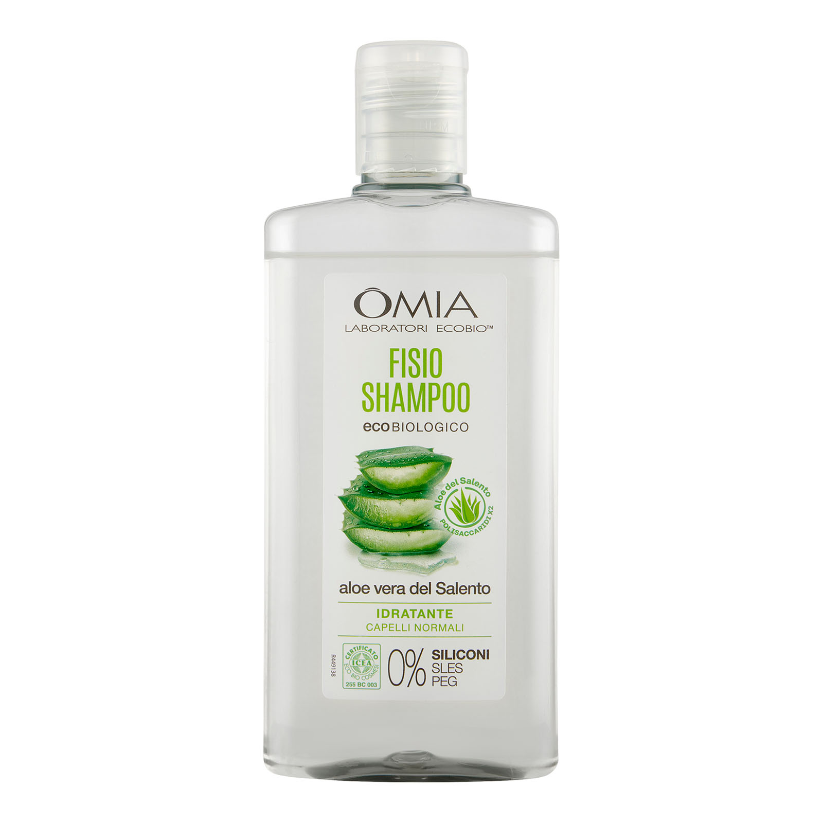 Shampoo Eco Biologico Aloe Vera Del Salento 200 ml