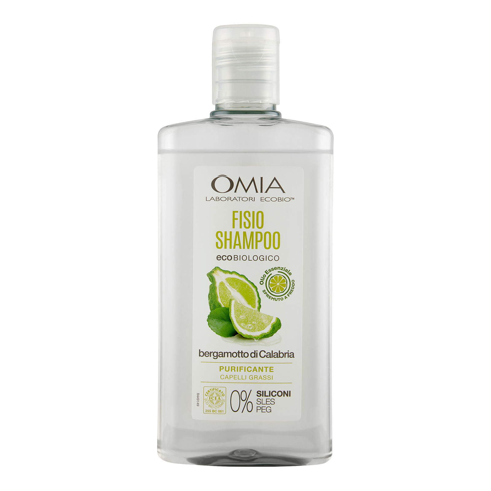 Fisio Shampoo Ecobiologico Bergamotto Di Calabria 200 ml