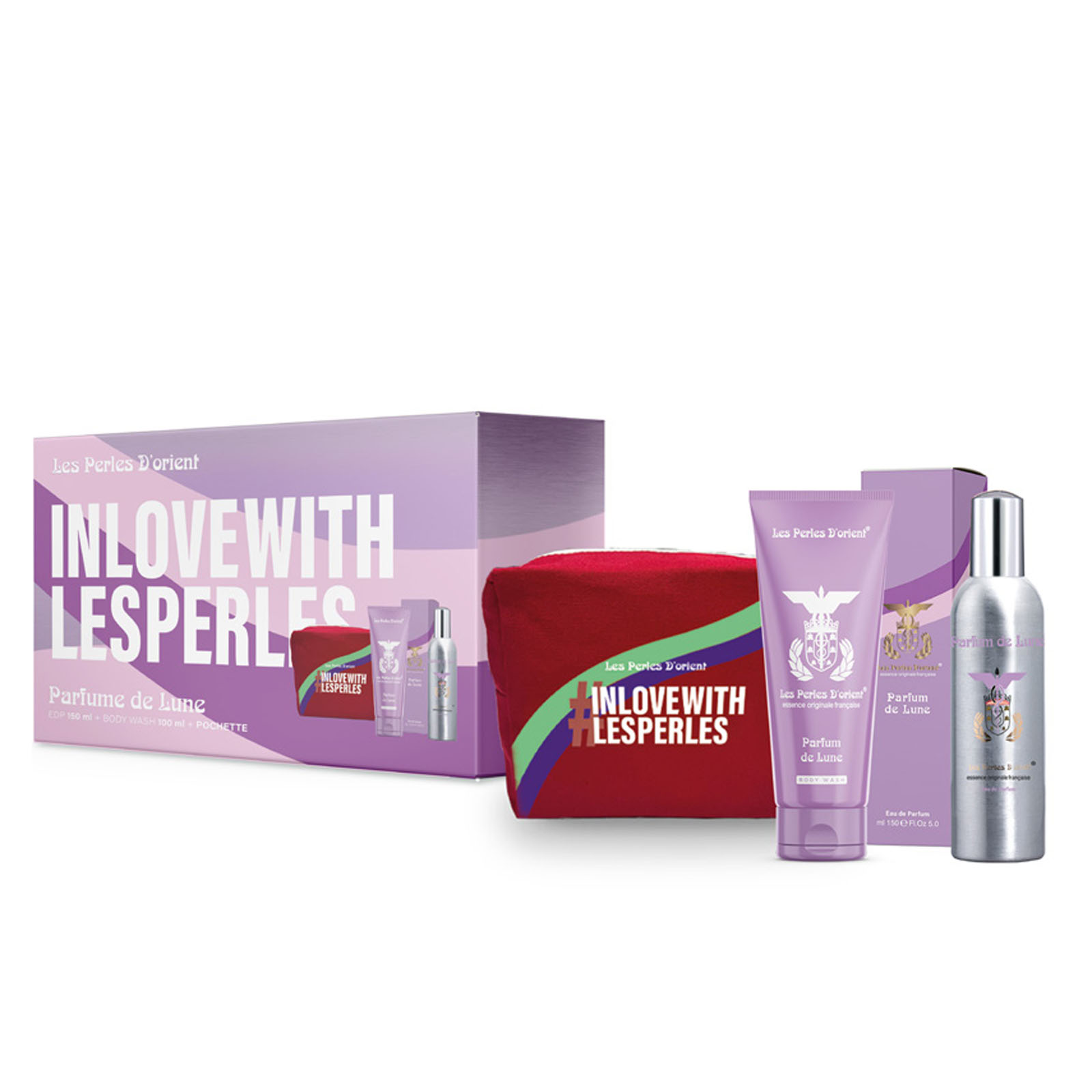 Cofanetto Parfume De Lune Edp 150 Ml + Bagno Schiuma 100 Ml + Beauty Case