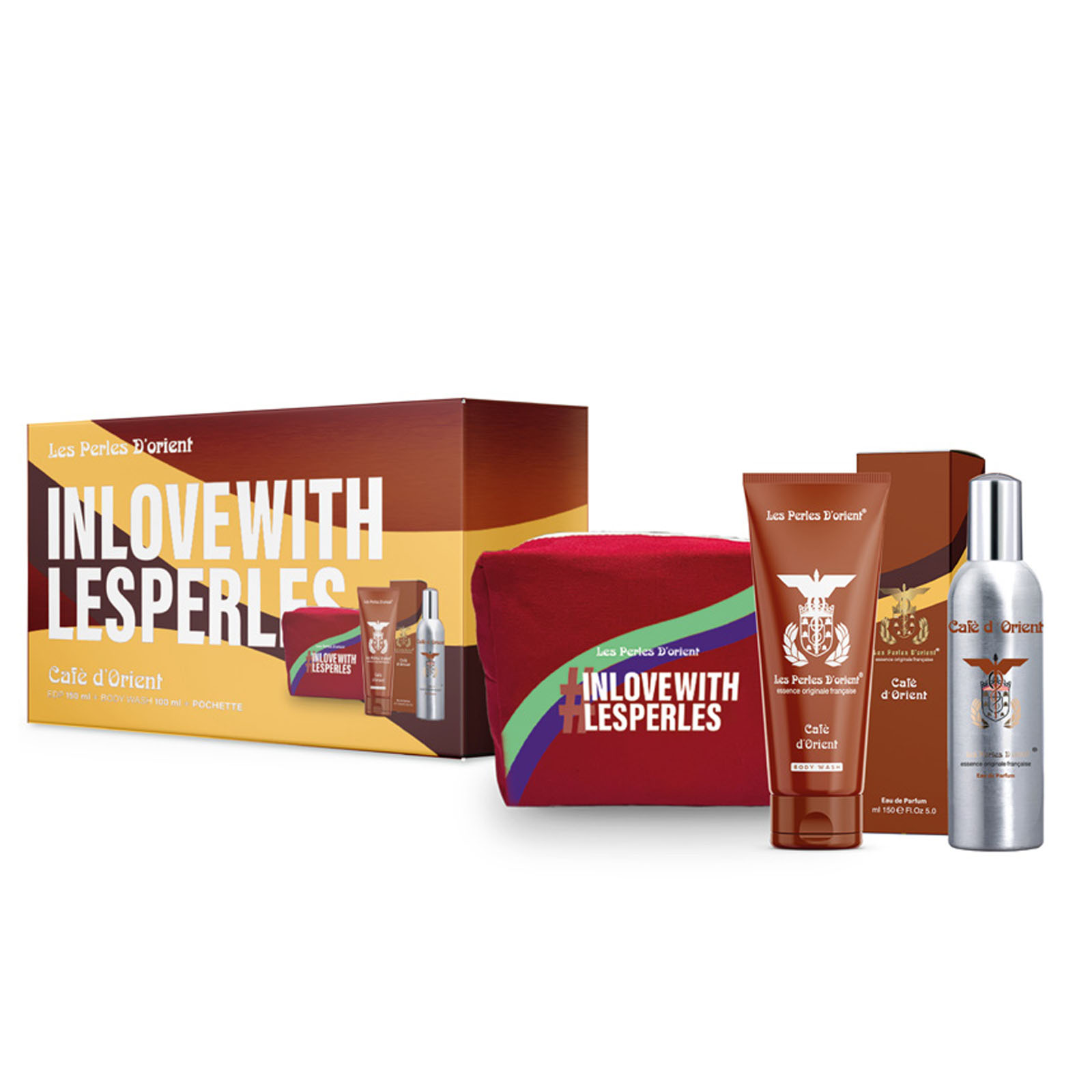 Cofanetto Caf D'orient Edp 150 Ml + Bagno Schiuma 100 Ml + Beauty Case