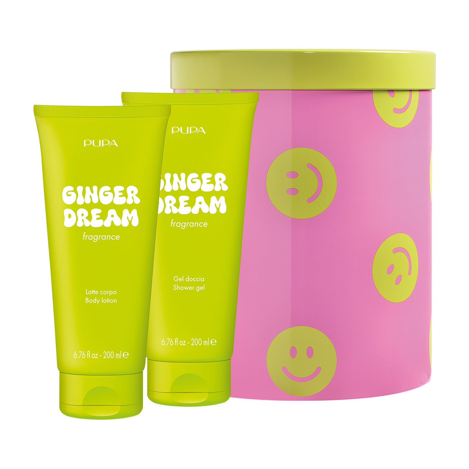 Happy Box Kit Gel Doccia 200 Ml+ Latte Corpo 200 Ml Ginger Dream