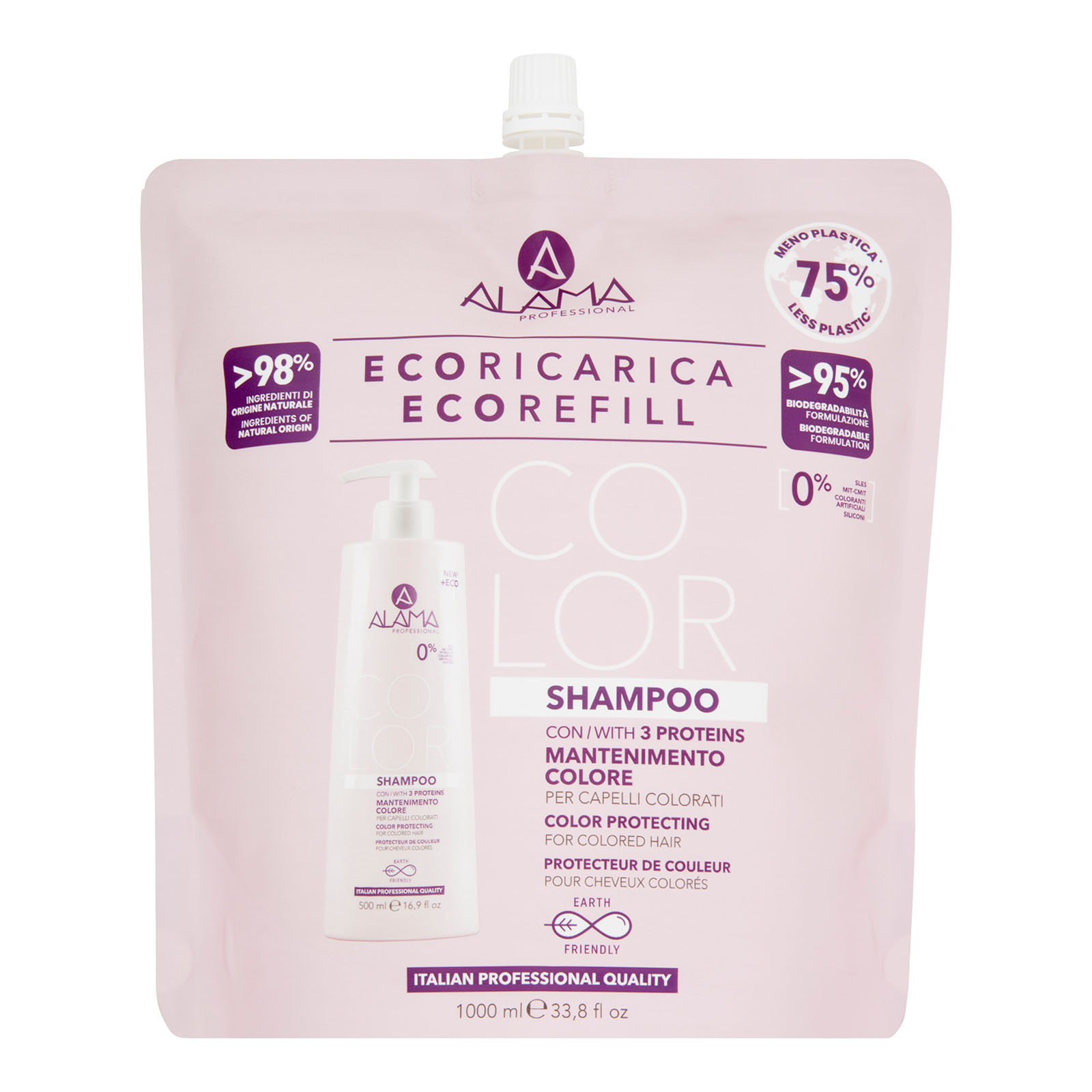 Eco-refillme Color Shampoo Mantenimento Colore Per Capelli Colorati 100 ml