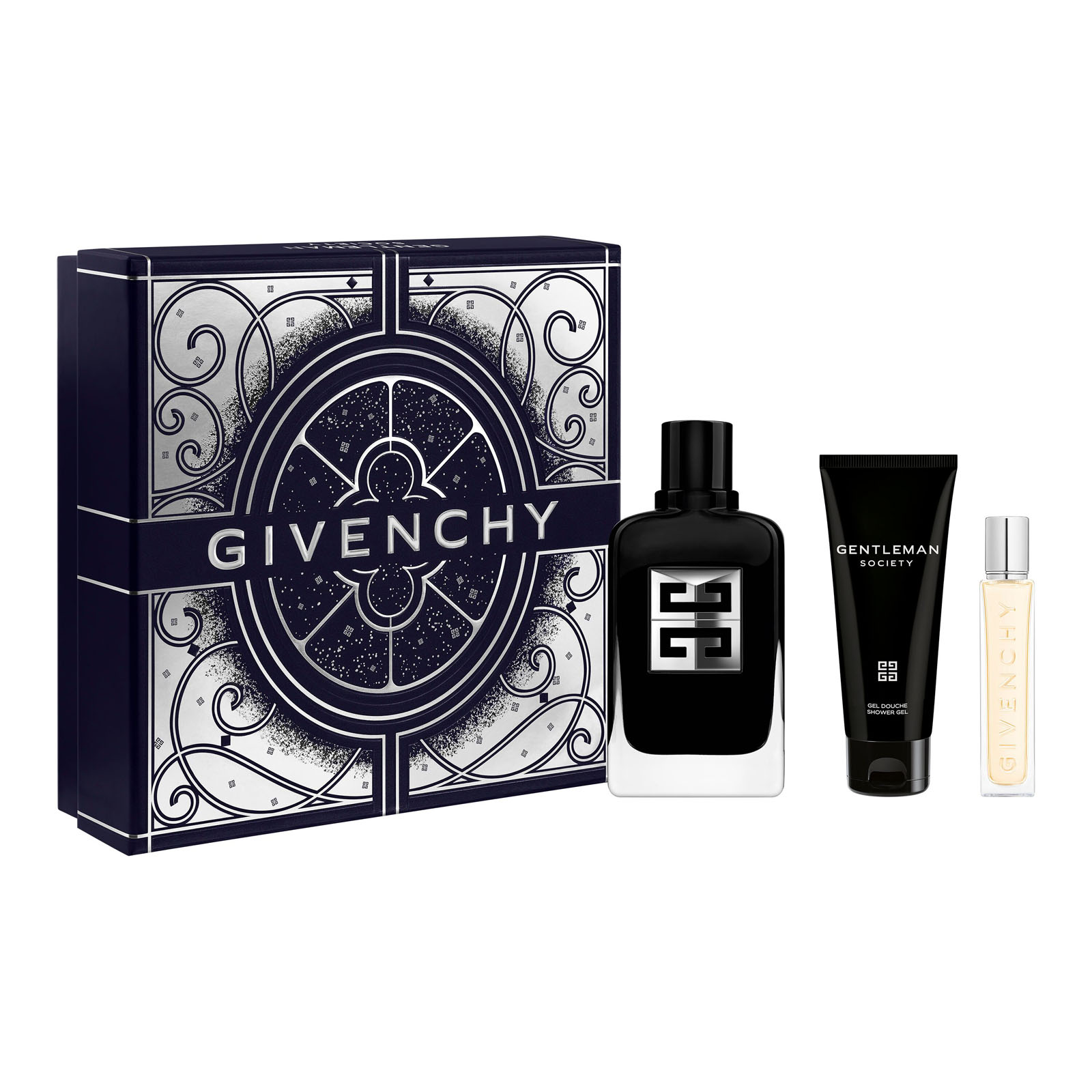 Cofanetto Gentleman Society Eau De Parfum 100ml Con Gel Doccia 75ml E Travel Spray 12,5ml