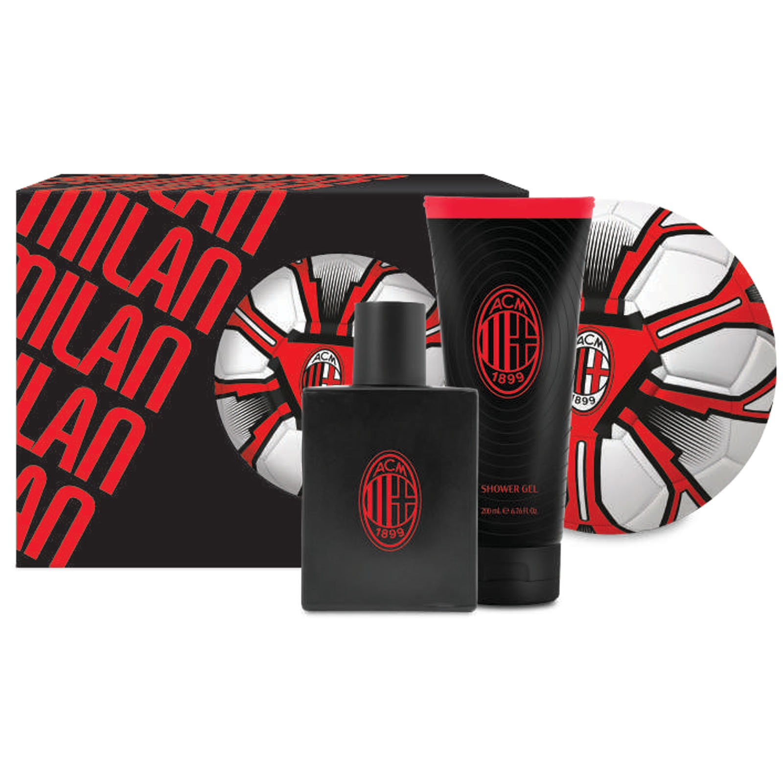 Cofanetto Milan Con Profumo Shower Gel E Pallone