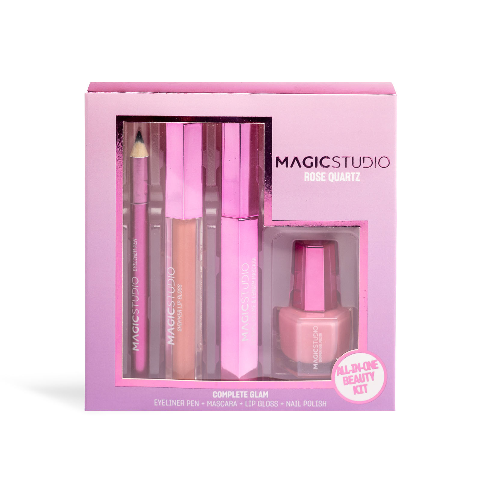 Cofanetto Trucco Glamour Al Quarzo Rosa