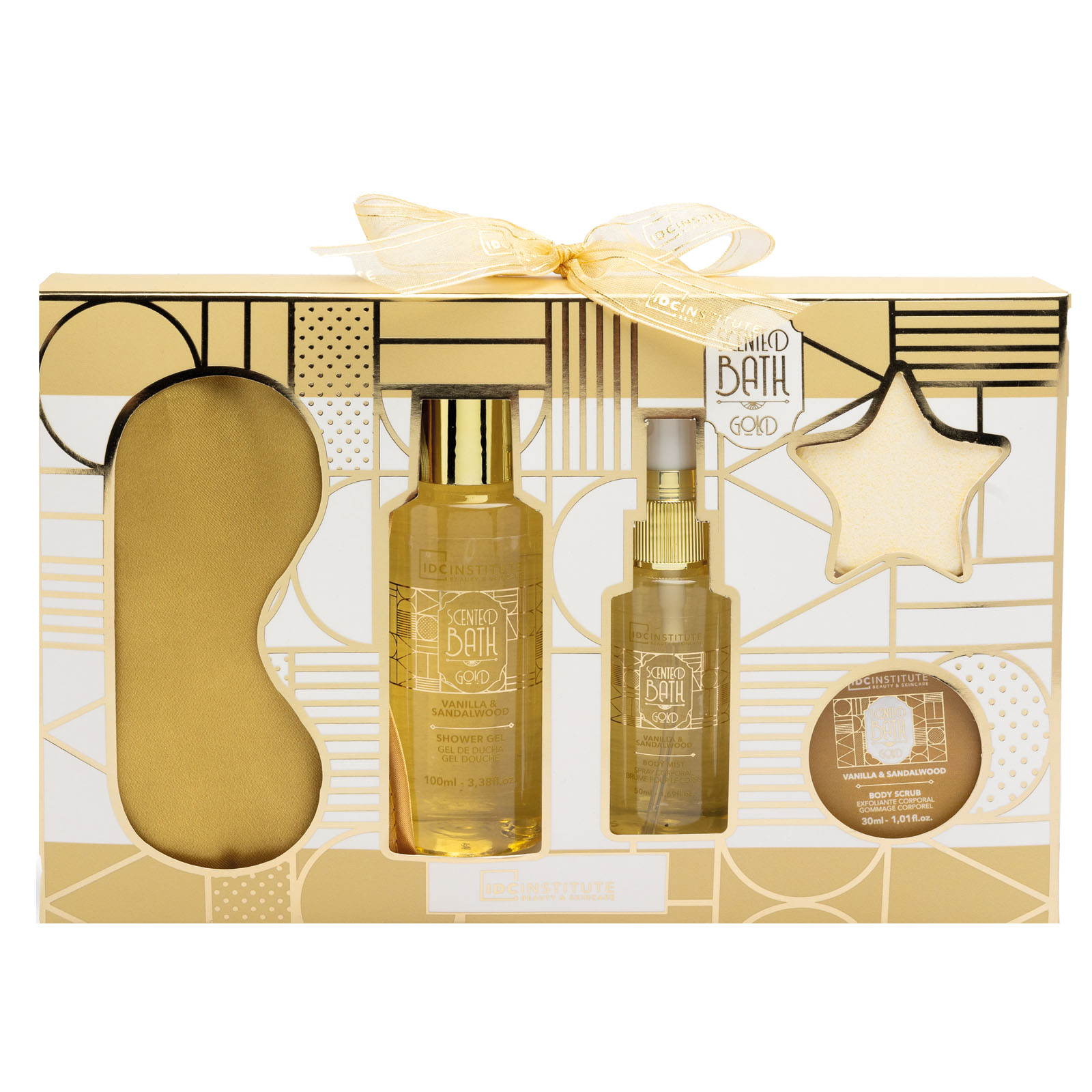 Cofanetto Bagno Gold Relax Essentials - Set Corpo 5 Pezzi