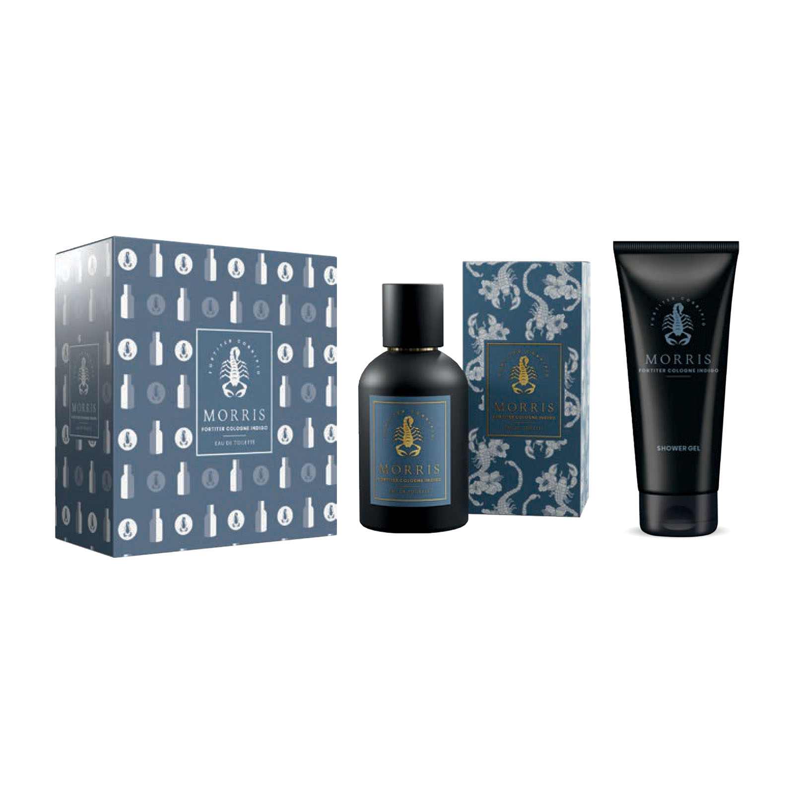 Cofanetto Fortiter Cologne Indigo Eau De Toilette 100 Ml + Shower Gel