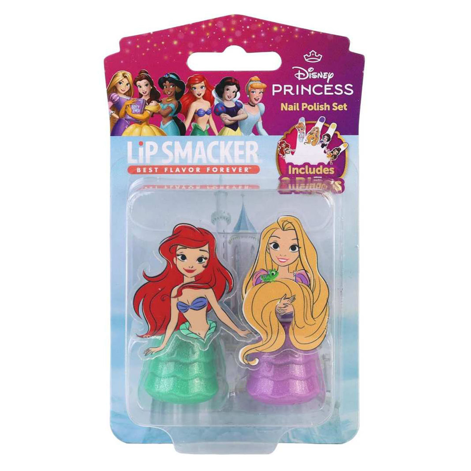 Ariel & Rapunzel Nail Polish Set
