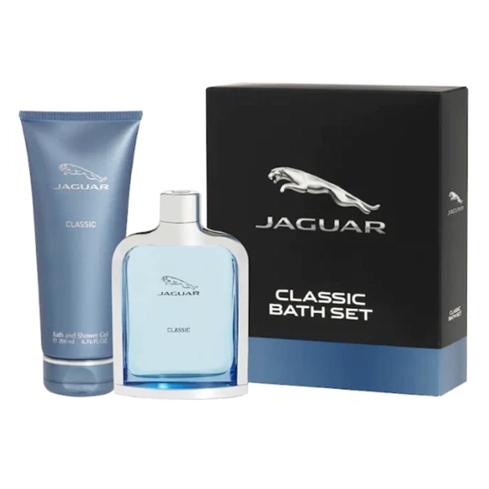 JAGUAR Cofanetto Classic Bath Set - Eau De Toilette Uomo 100 Ml Spray + Shower Gel 200 Ml - Immagine 3