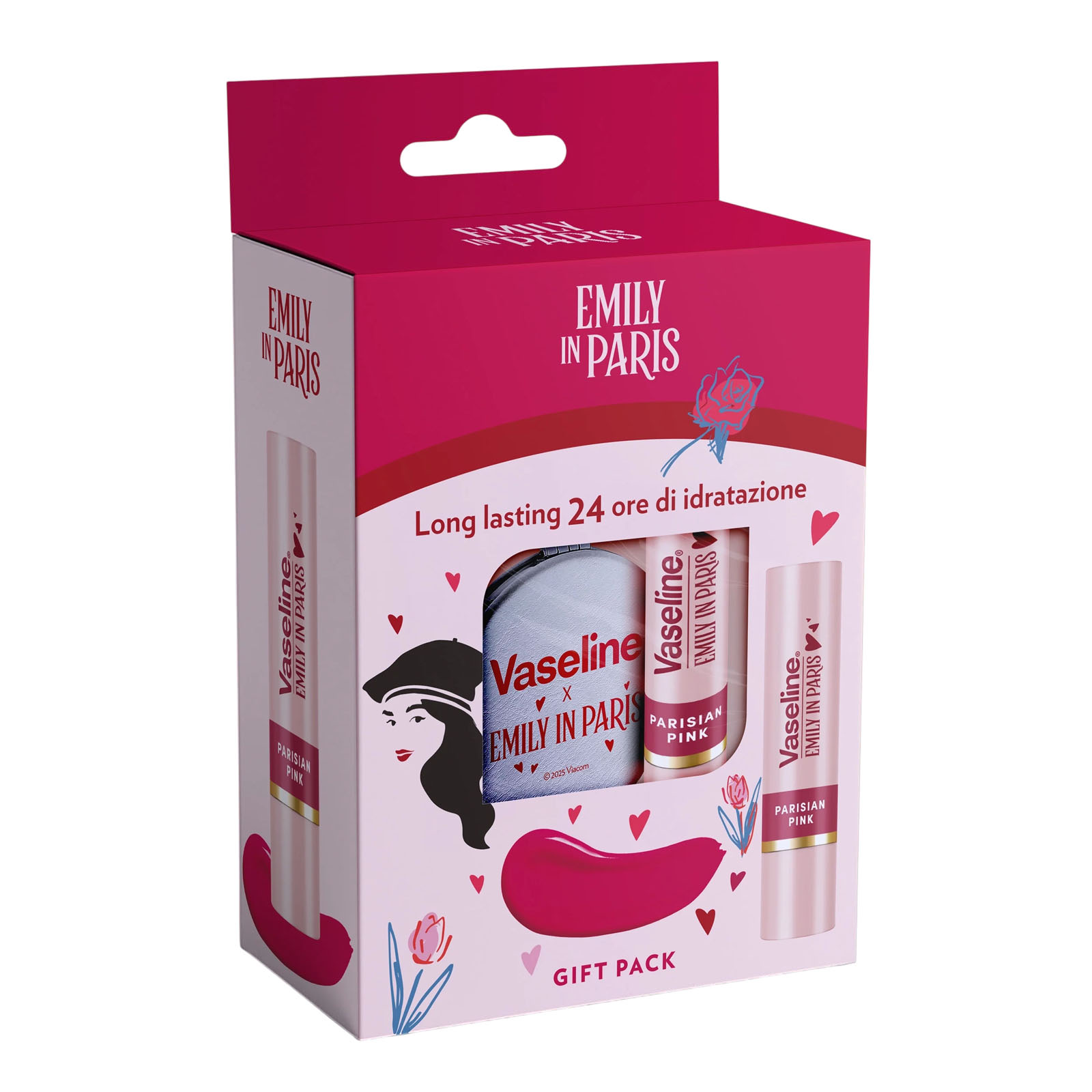 Cofanetto Emily In Paris (lipbalm Parisian Pink + Specchietto)