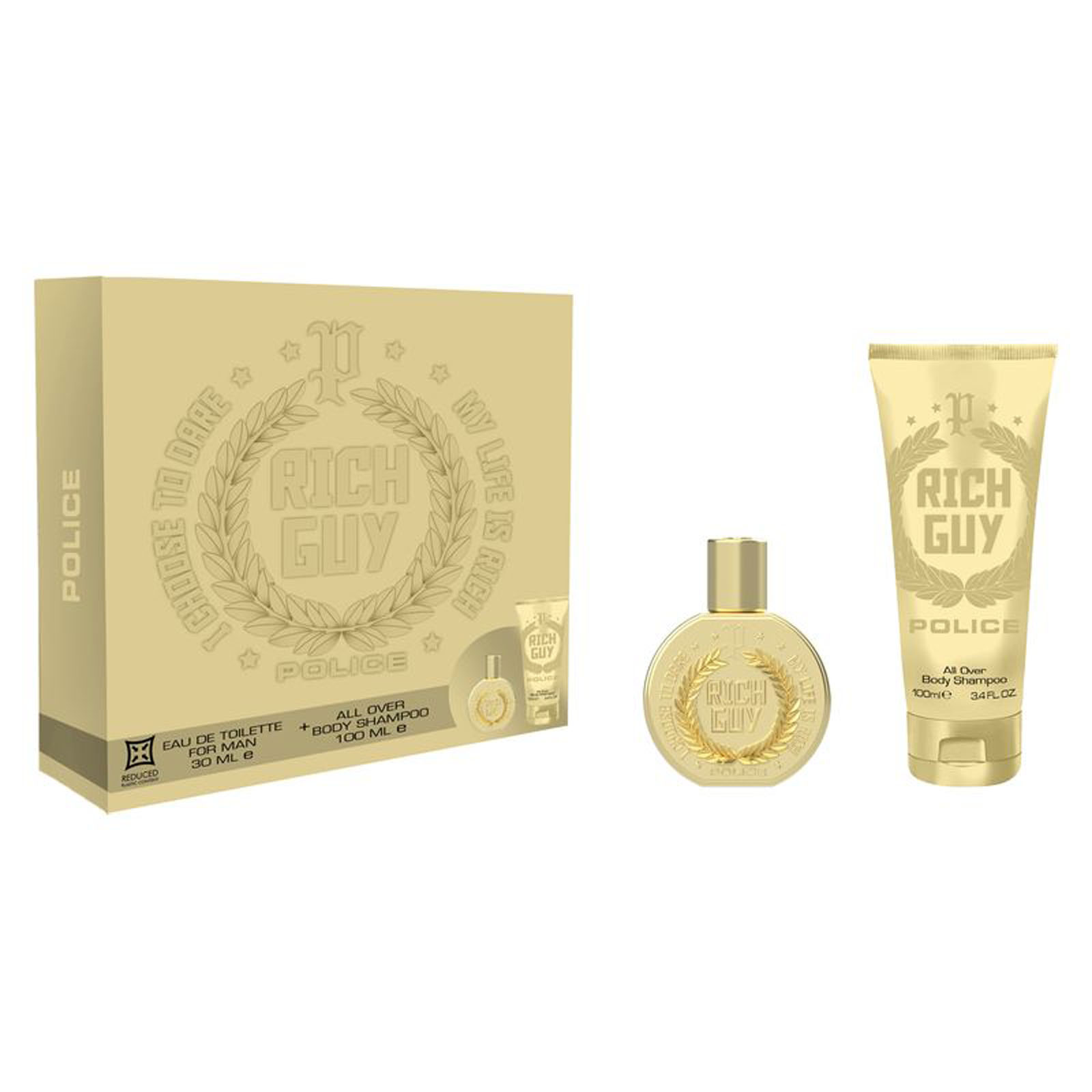 Cofanetto Rich Guy For Man - Rich Guy For Man Eau De Toilette 30 Ml + Shower Gel 100 Ml