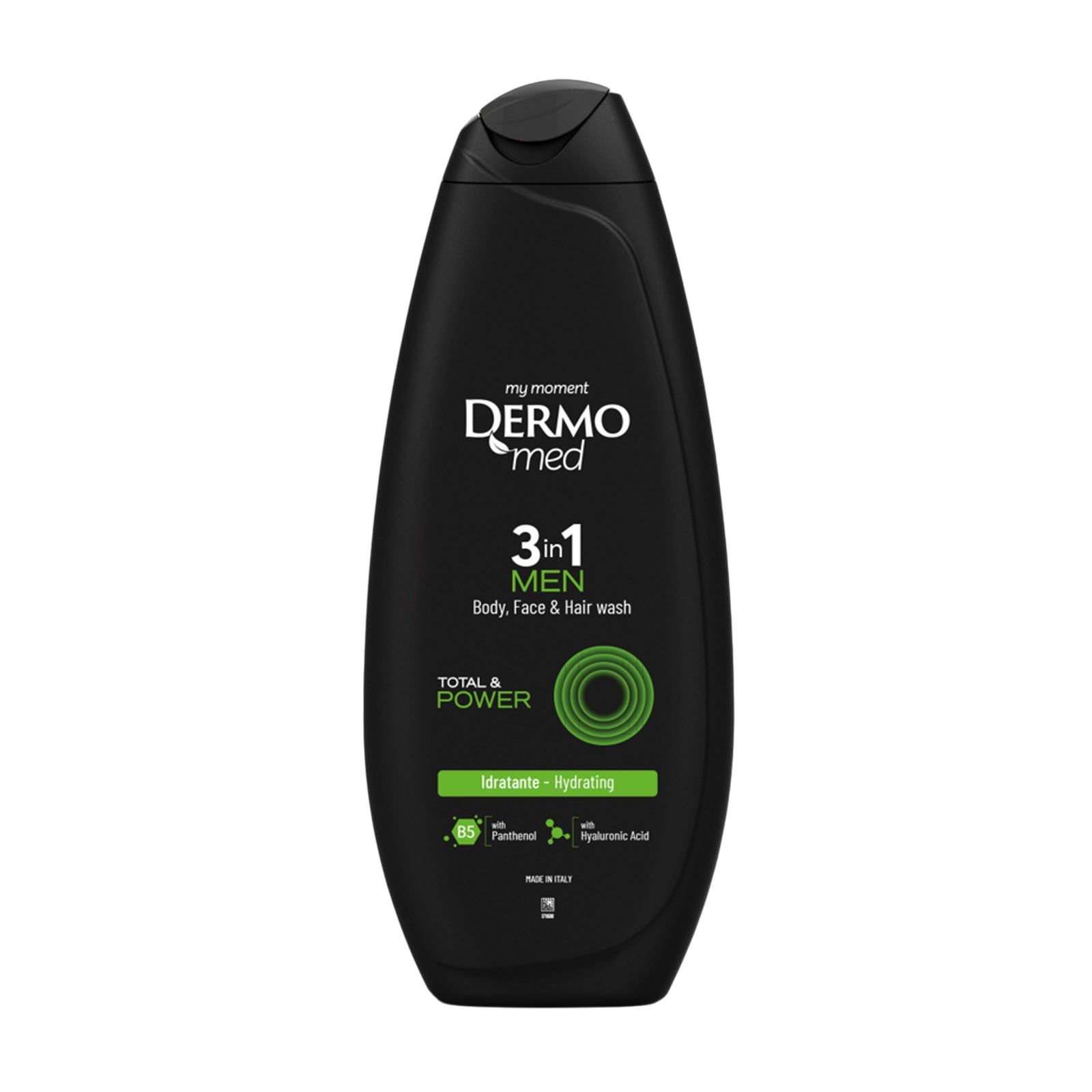 Bagnodoccia Men 3in1 Body, Face, Hair Total & Power 250 ml