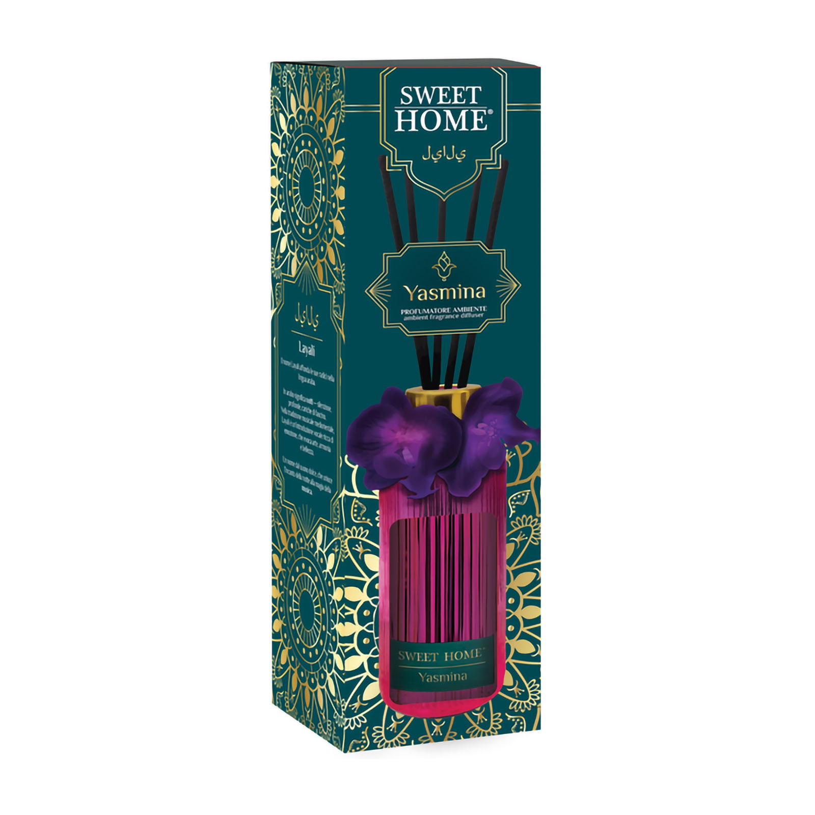Confezione Profumatore Ambiente A Bastoncini Layali Yasmina 200 ml