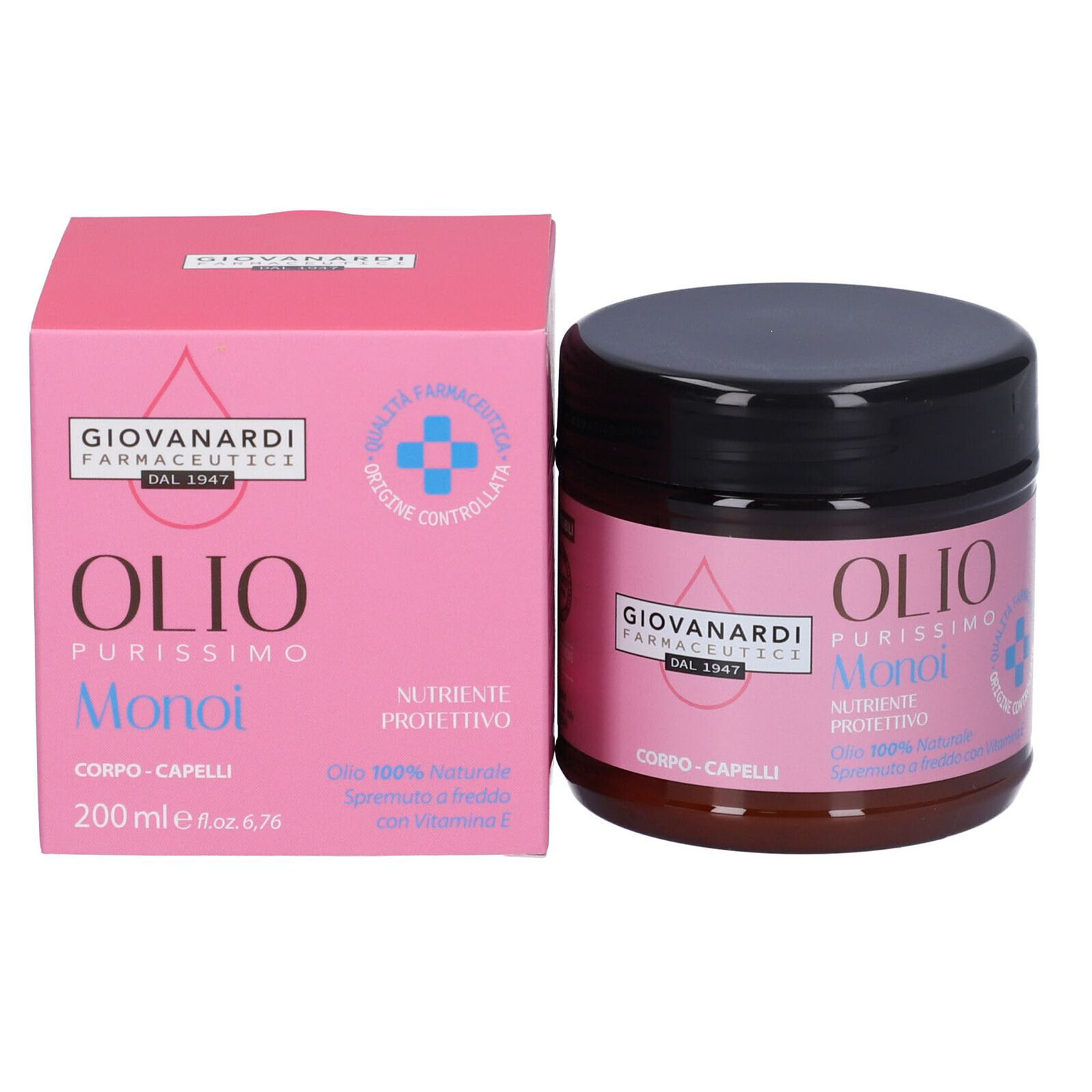 Olio Purissimo Monoi - Olio Corpo E Capelli 200 ml