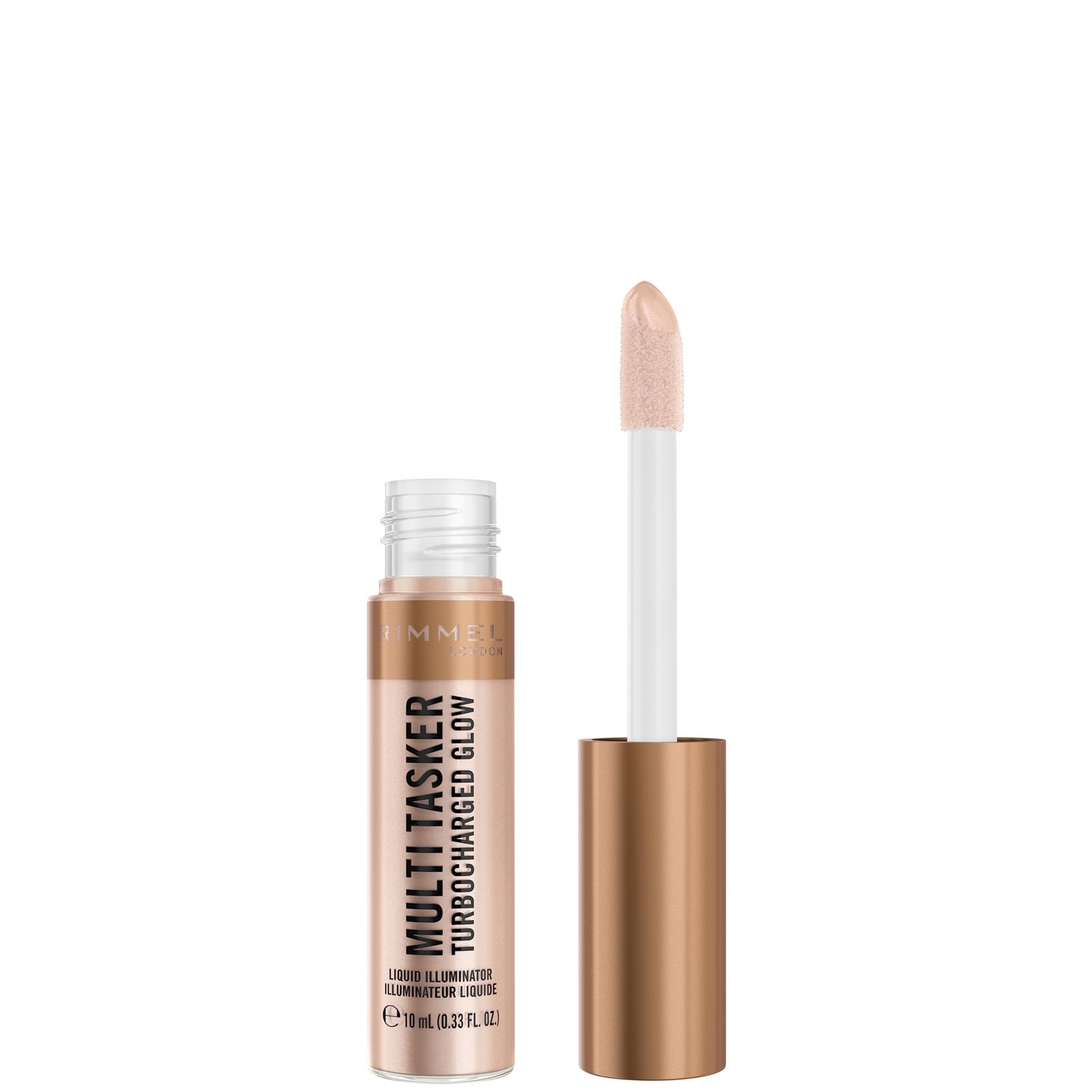 Rimmel Multi Tasker Turbocharged Glow Liquid Illuminator - 10ml con effetto luce