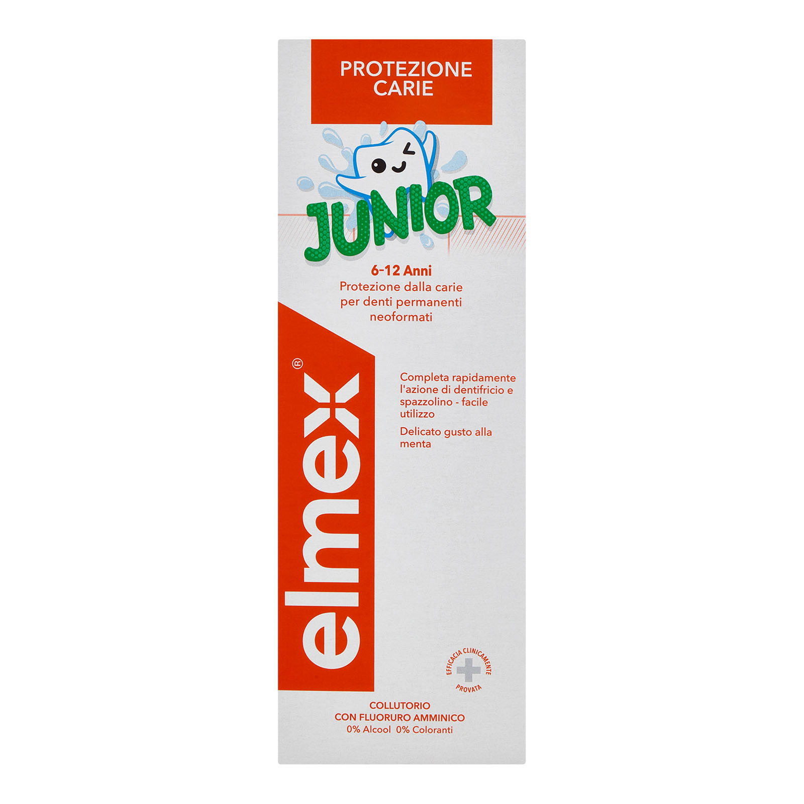 Collutorio Protezione Carie Junior 6-12 Anni Bambini 400 ml