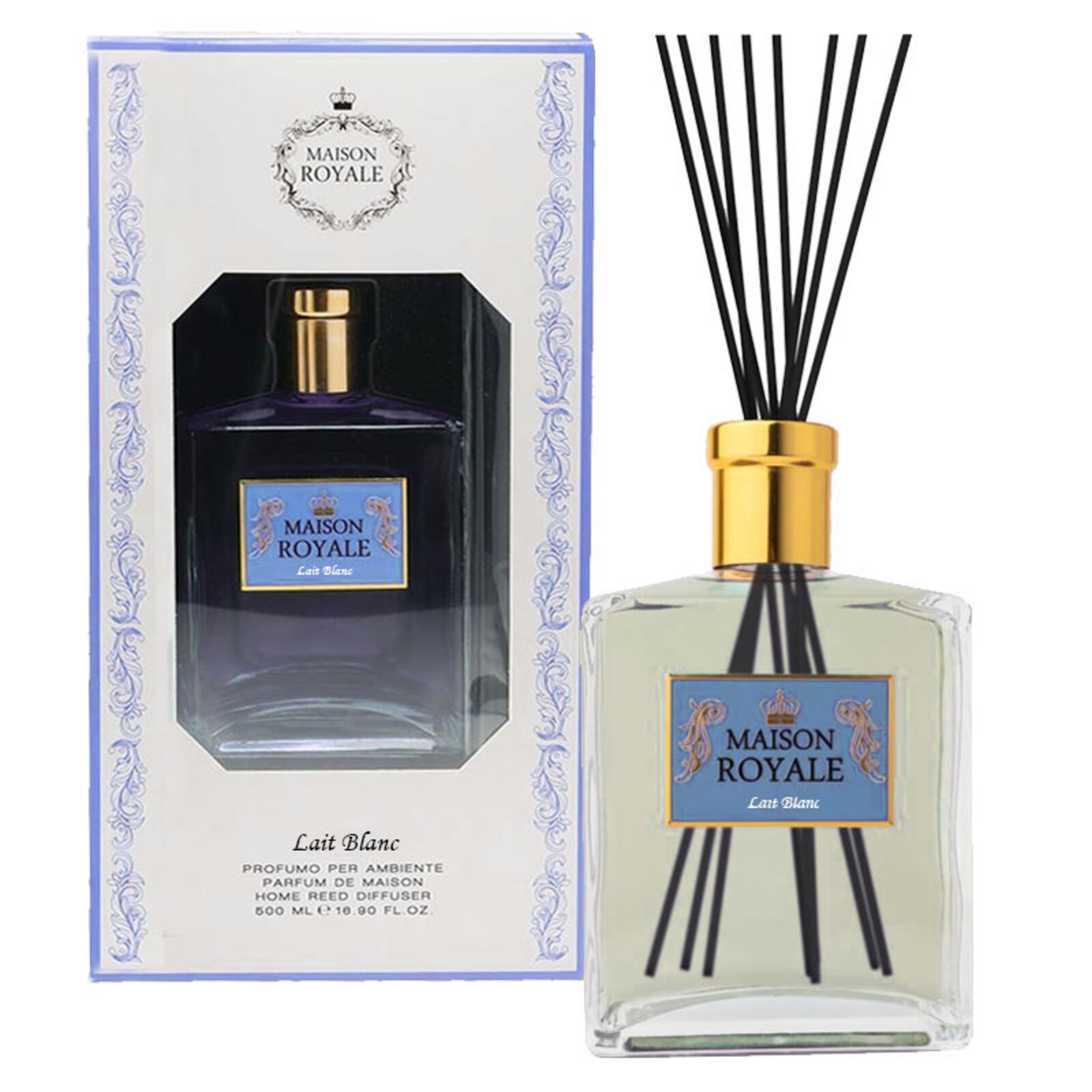 MAISON ROYALE Lait Blanc - Profumatore per Ambiente Orientale Vanigliato Dolce 500 ml - Immagine 5