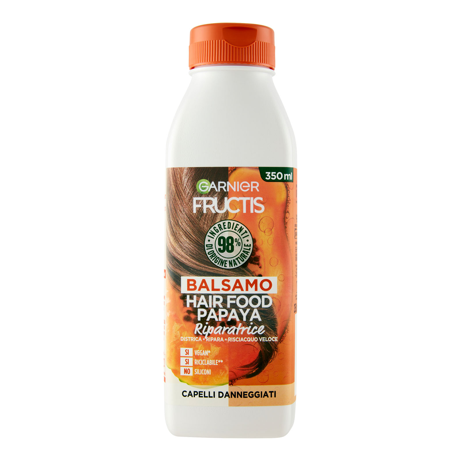 Balsamo Riparatore Fructis Hair Food, Balsamo Alla Papaya 350 ml