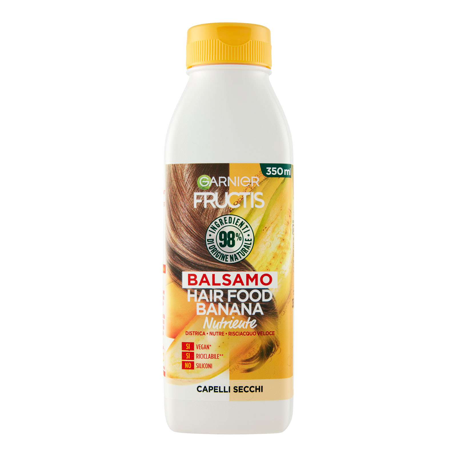 Balsamo Nutriente Fructis Hair Food, Balsamo Alla Banana 350 ml