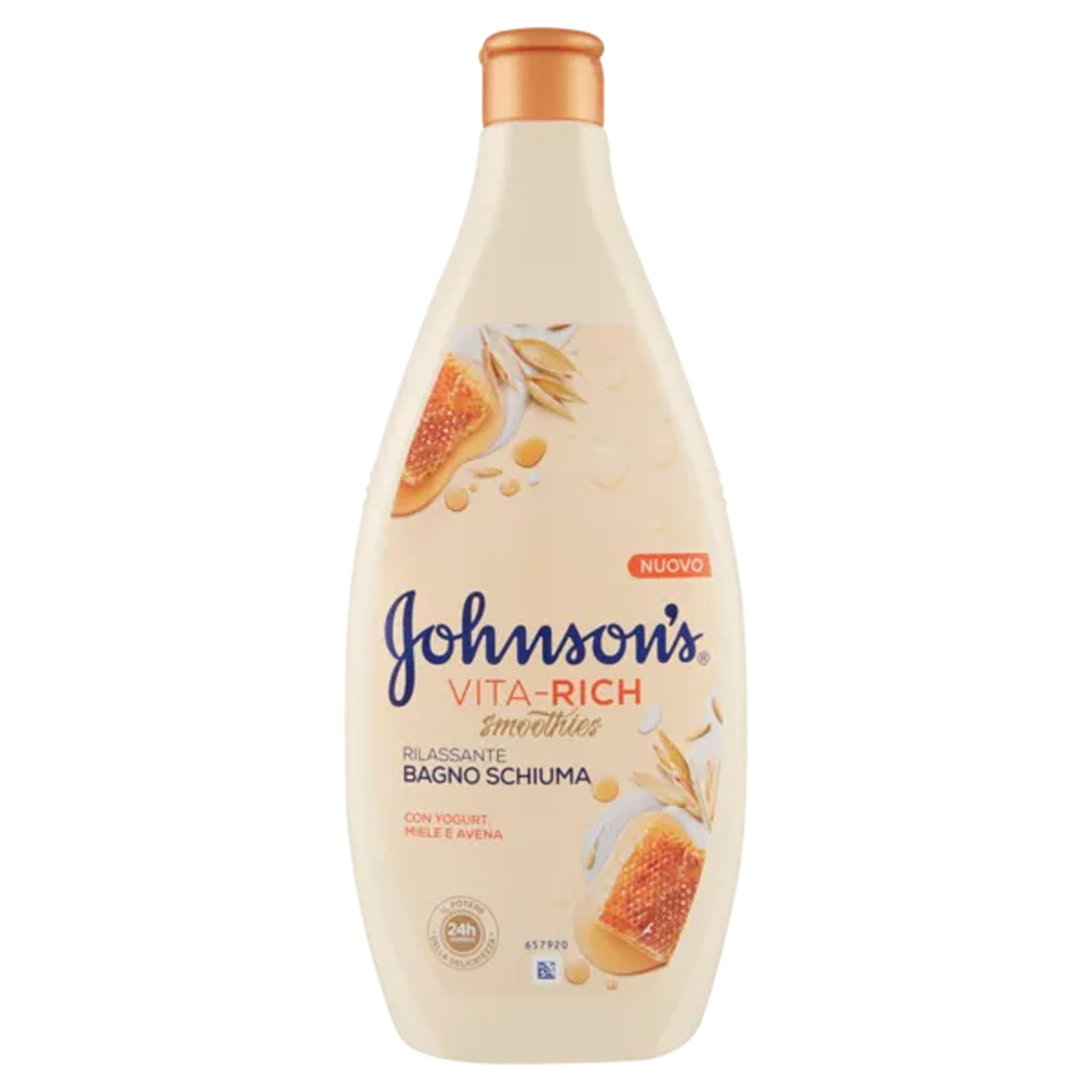 Vita-rich Smoothies Bagno Schiuma Rilassante Con Yogurt, Miele E Avena