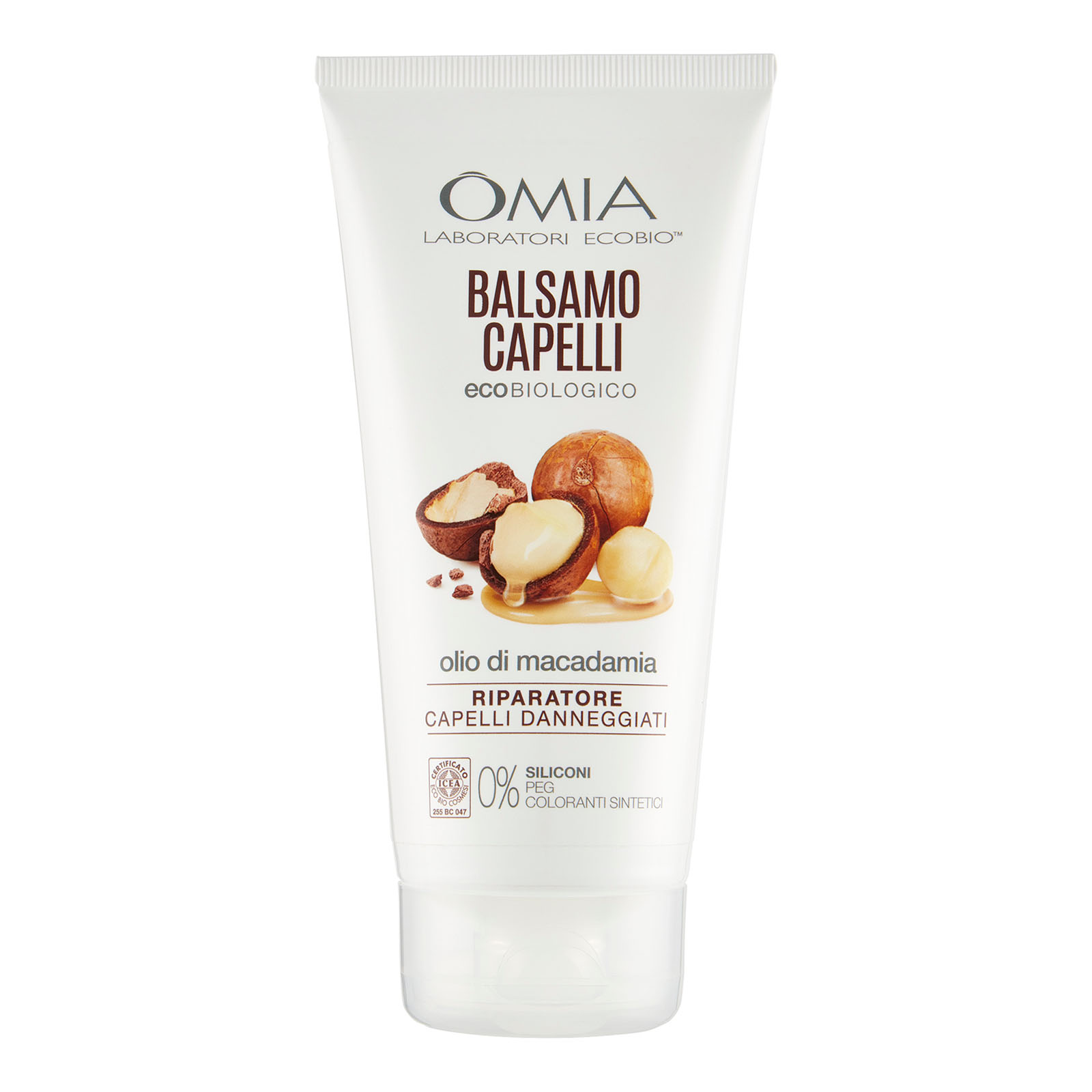 Ecobio Balsamo Capelli Ecobiologico Olio Di Macadamia Riparatore 180 ml